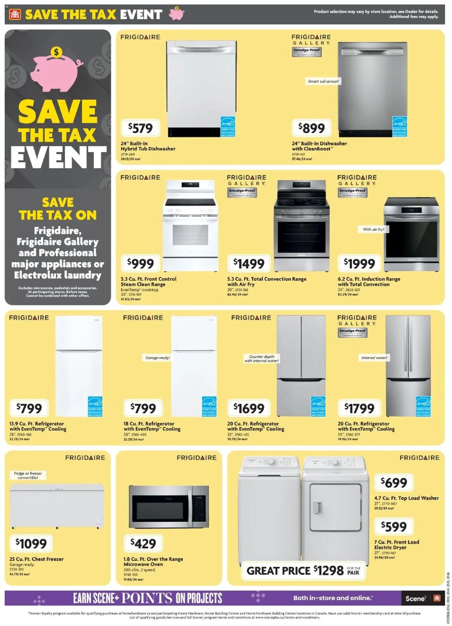 Home Hardware flyer - Save the tax event