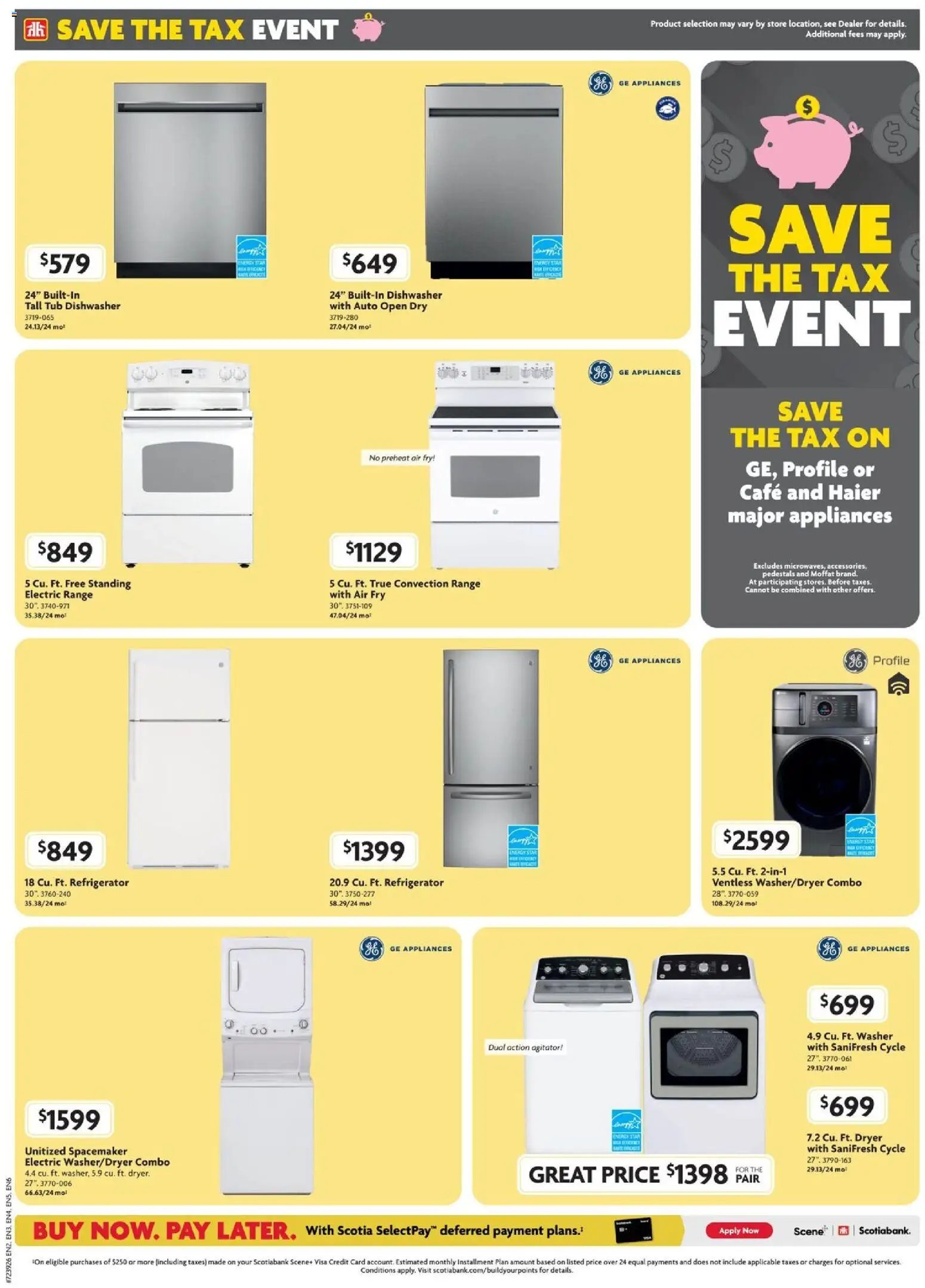 Home Hardware flyer - Save the tax event
