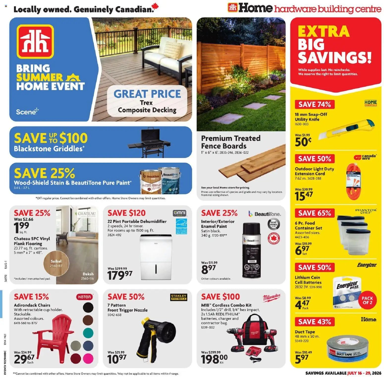 Home Hardware weekly flyer / circulaire