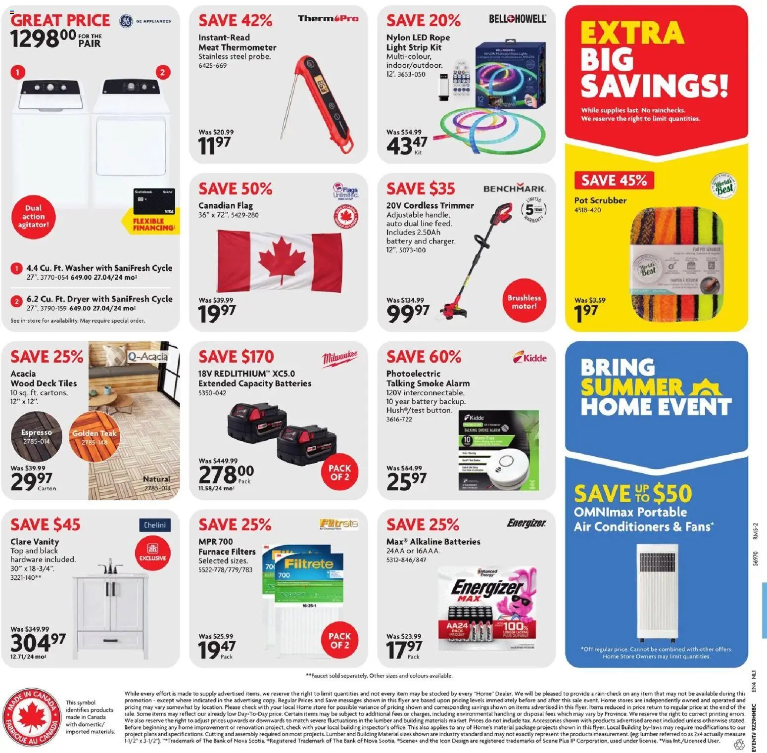 Home Hardware weekly flyer / circulaire
