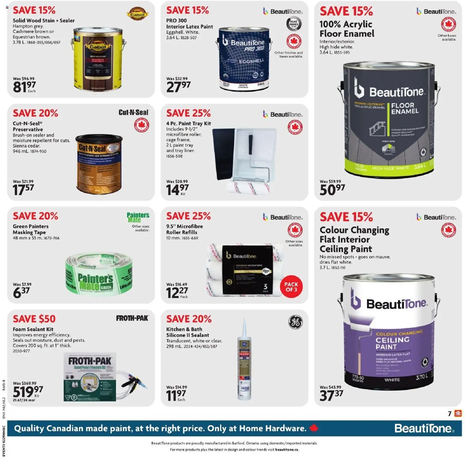 Home Hardware weekly flyer / circulaire