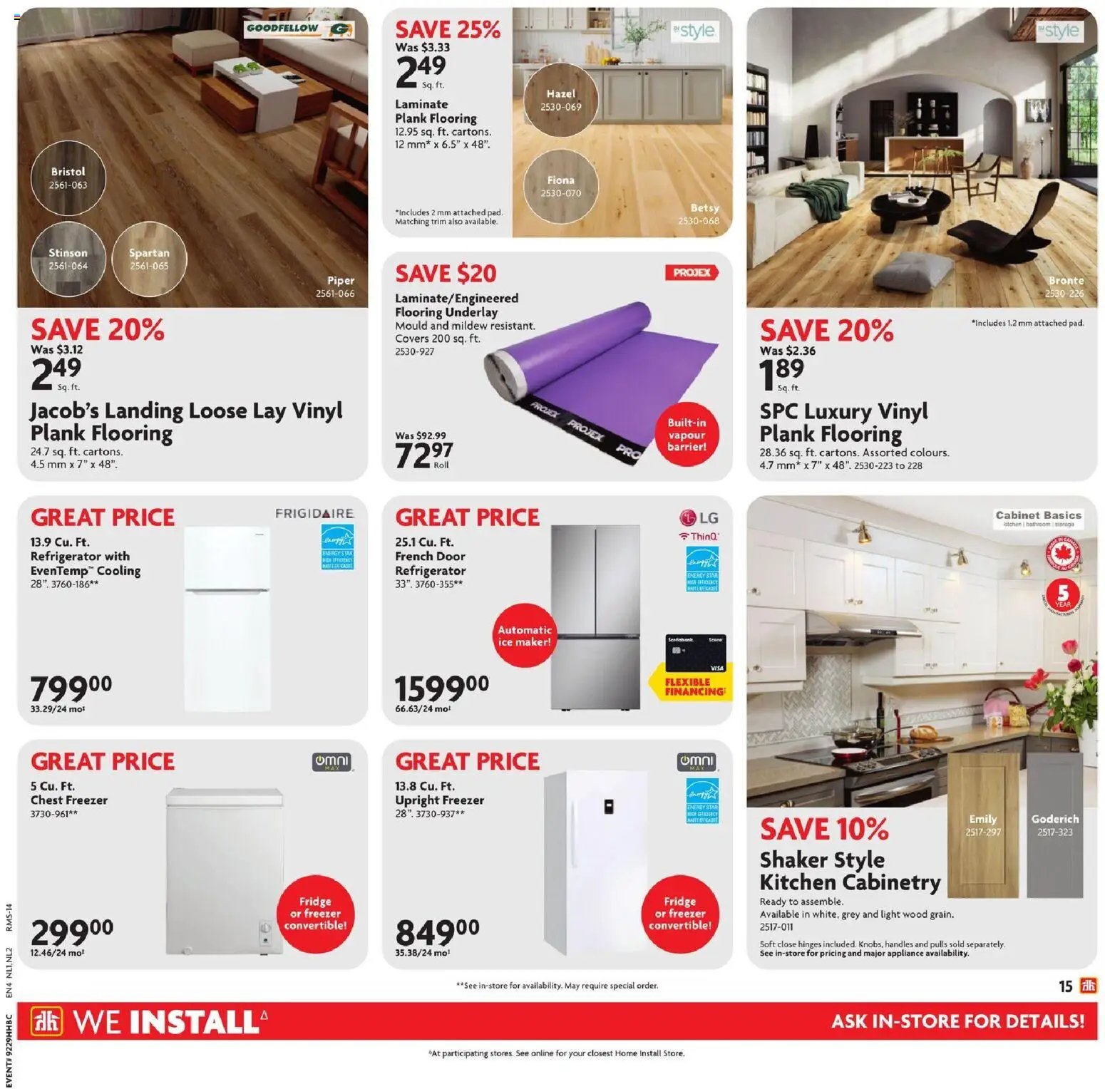 Home Hardware weekly flyer / circulaire