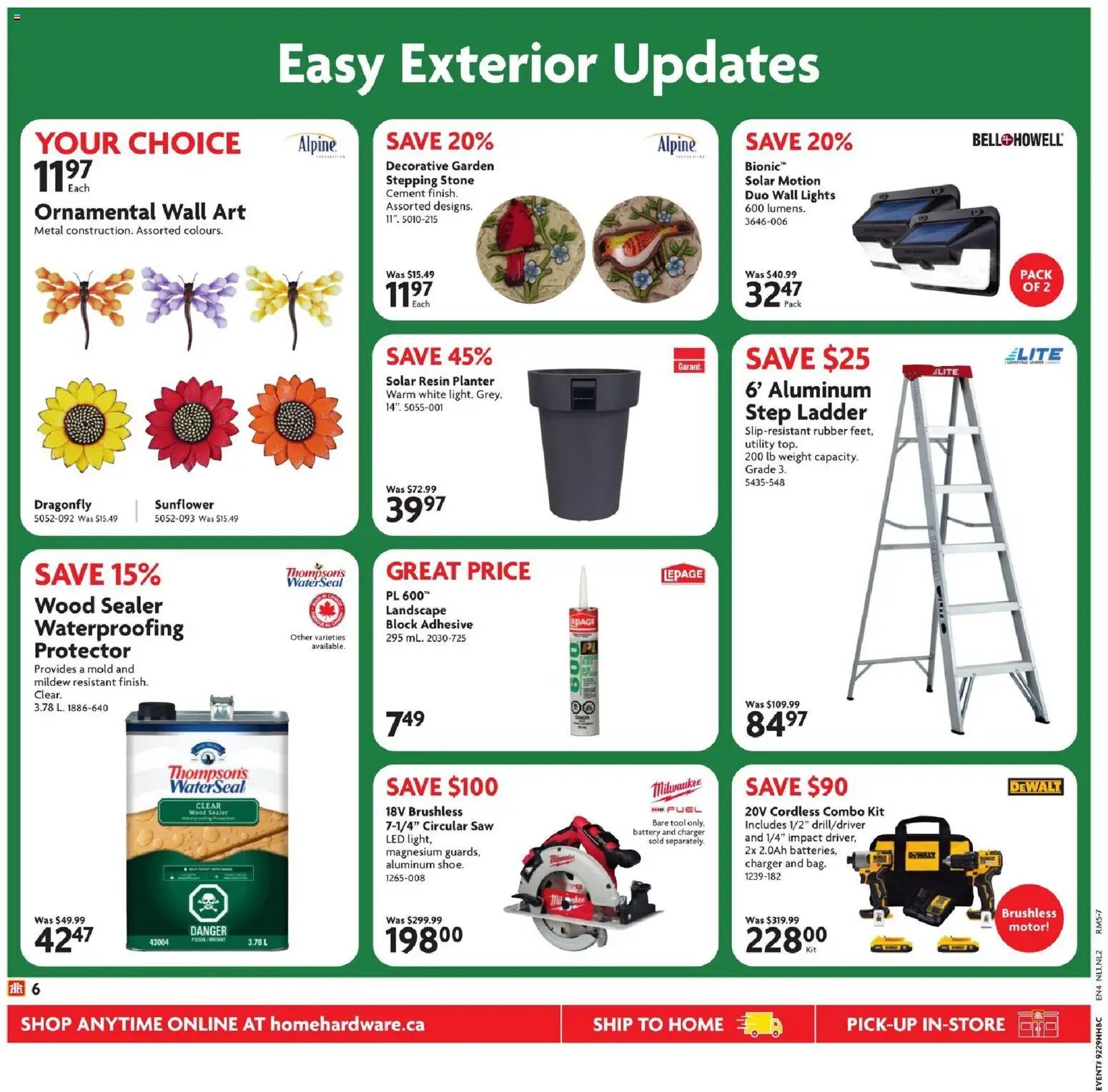 Home Hardware weekly flyer / circulaire