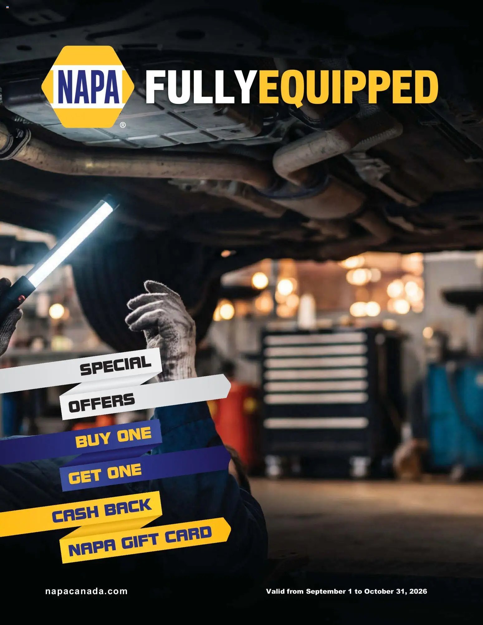 NAPA Auto Parts flyer - Fully Equipped September-October 2026