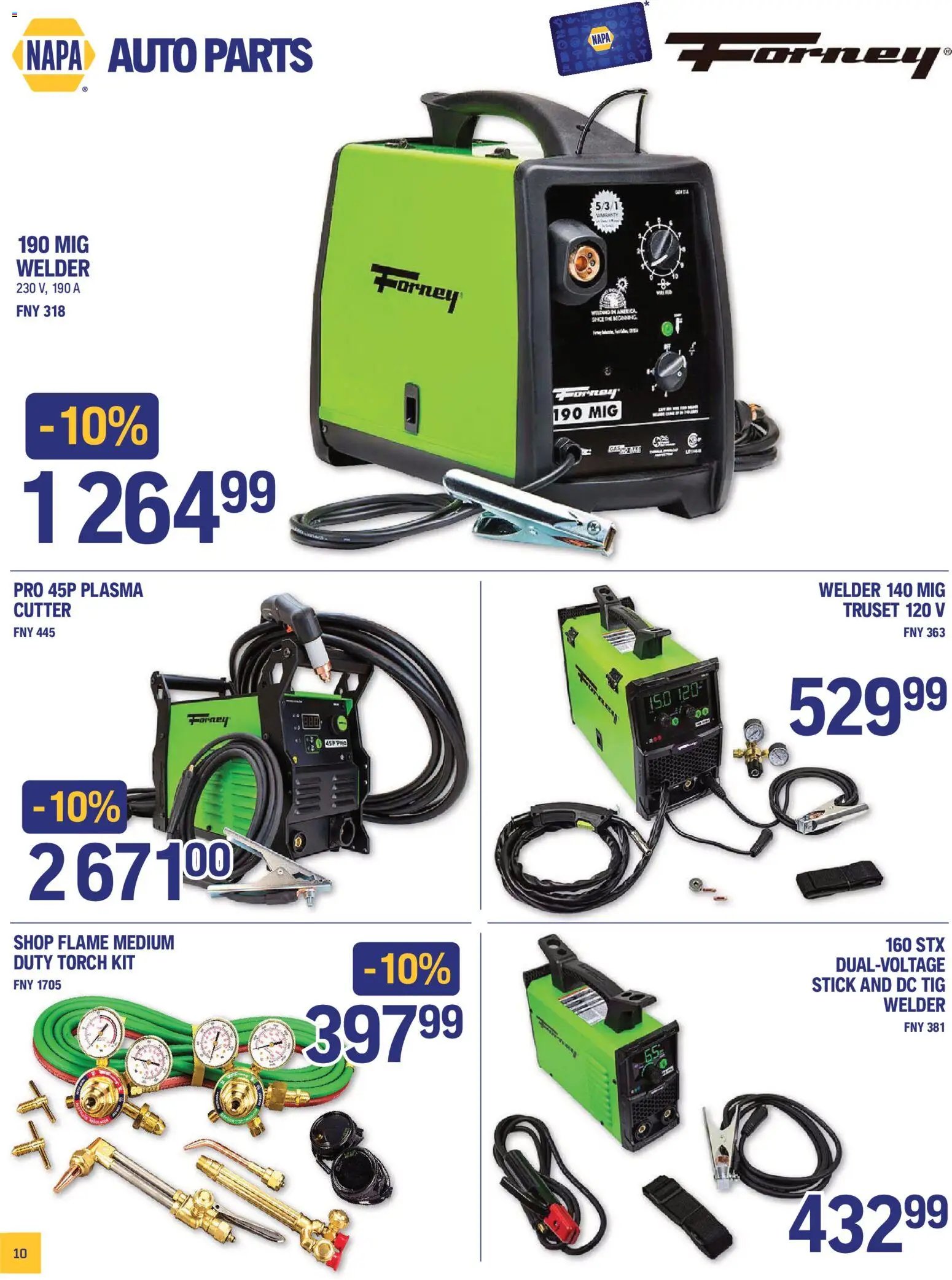 NAPA Auto Parts flyer - Fully Equipped September-October 2026