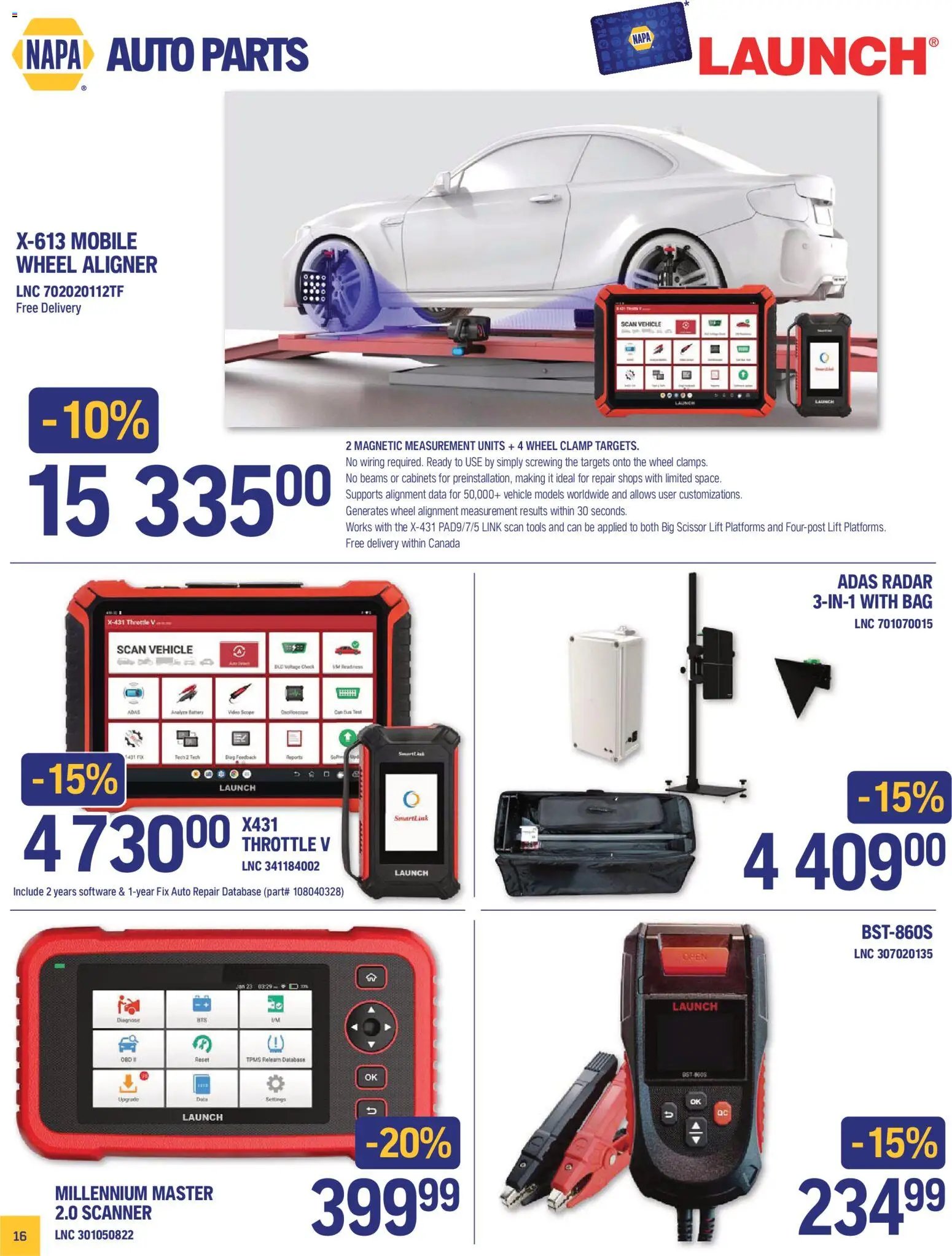 NAPA Auto Parts flyer - Fully Equipped September-October 2026