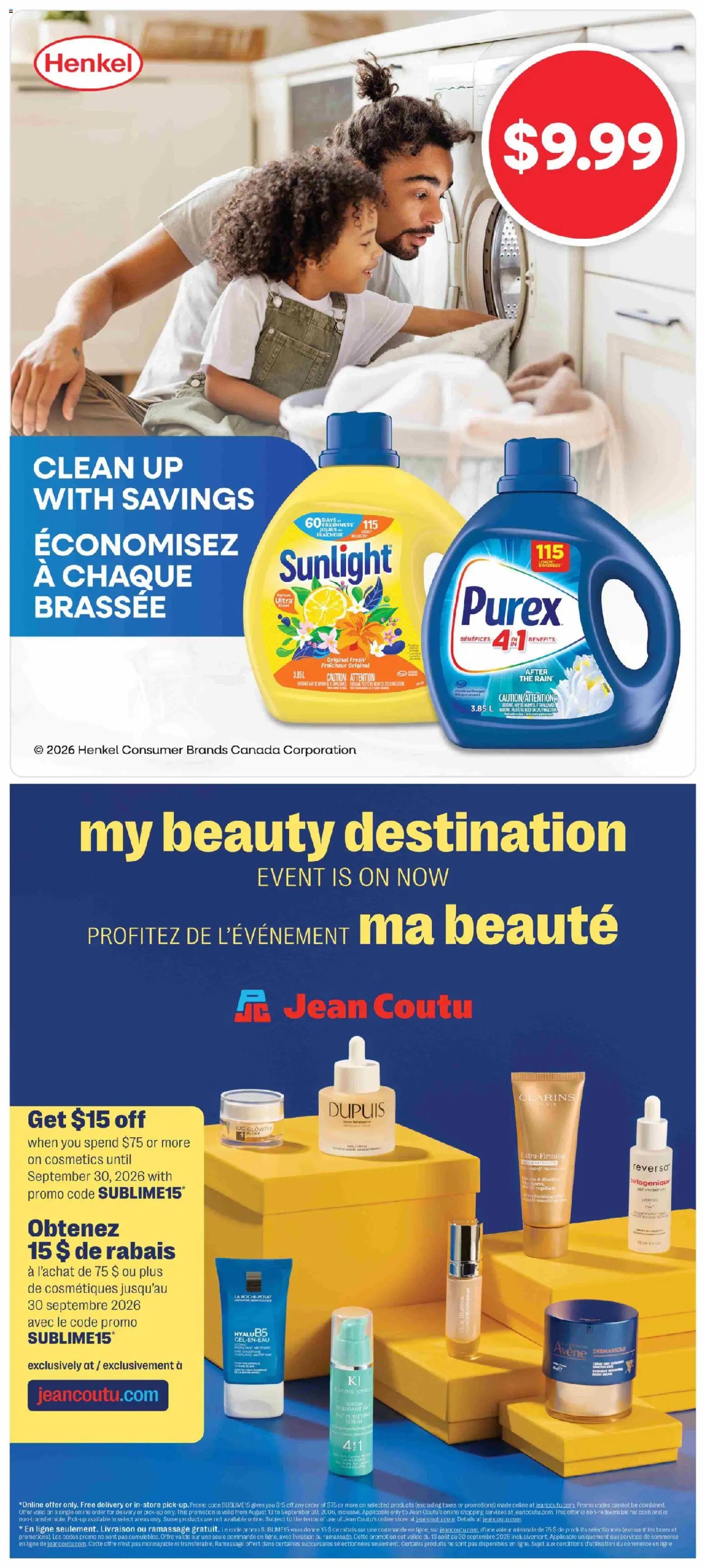 Jean Coutu weekly flyer