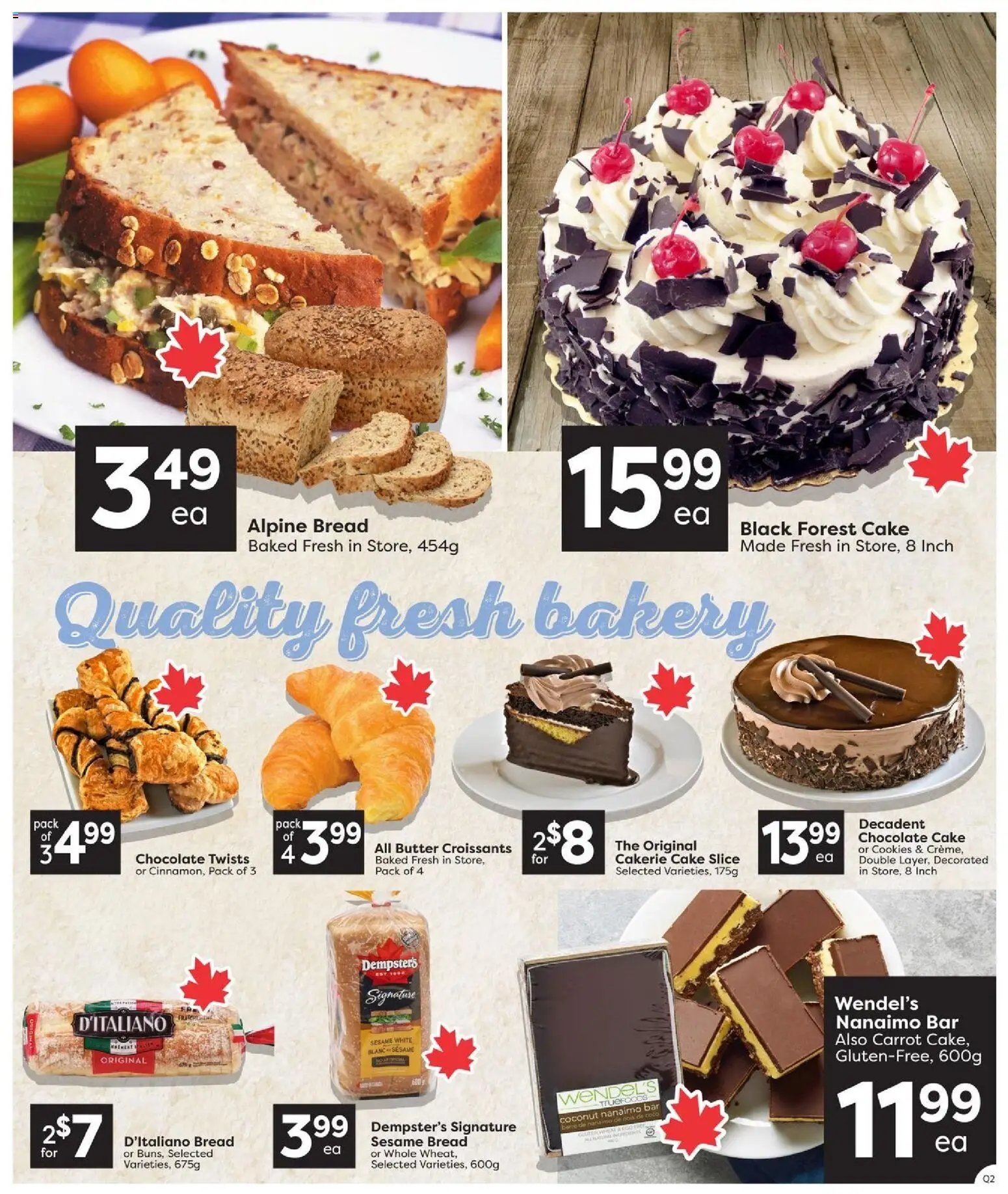 Quality Foods weekly flyer / circulaire