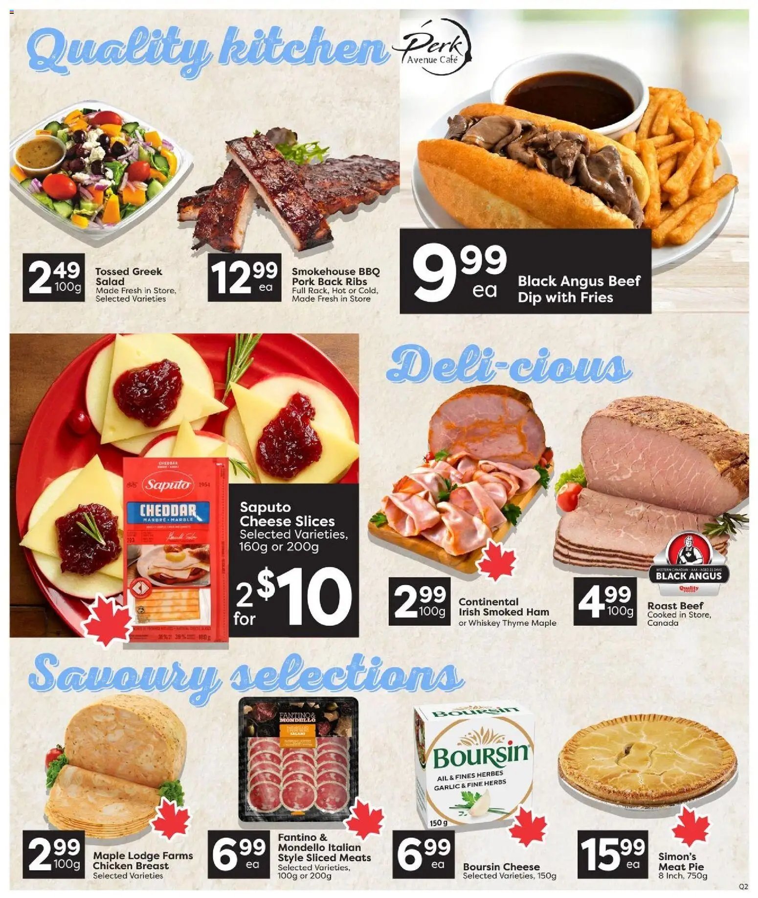 Quality Foods weekly flyer / circulaire