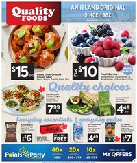 Quality Foods weekly flyer / circulaire