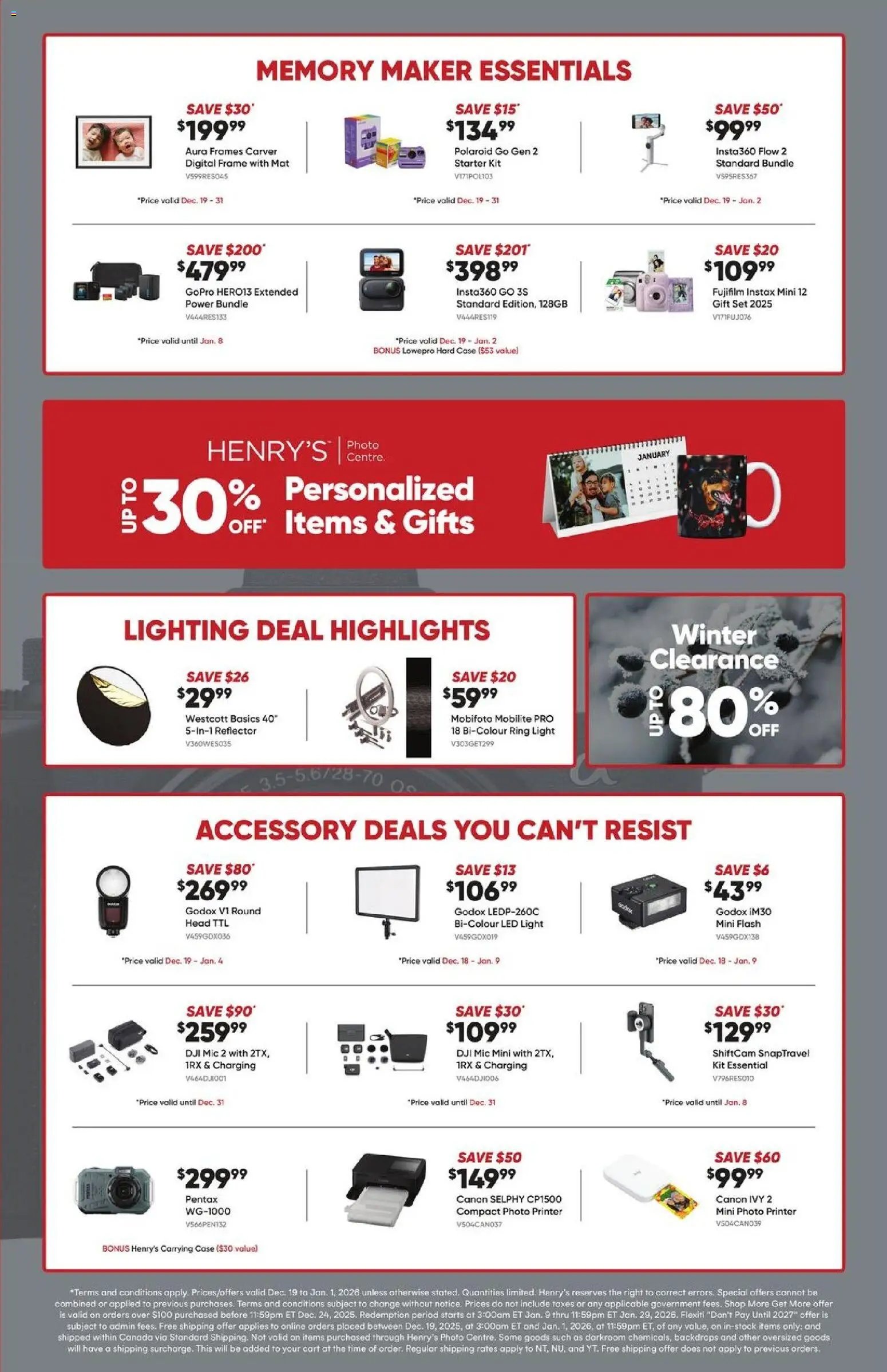 Henry's - Boxing Week Blowout (2025-12-19 - 2026-01-08) | 2