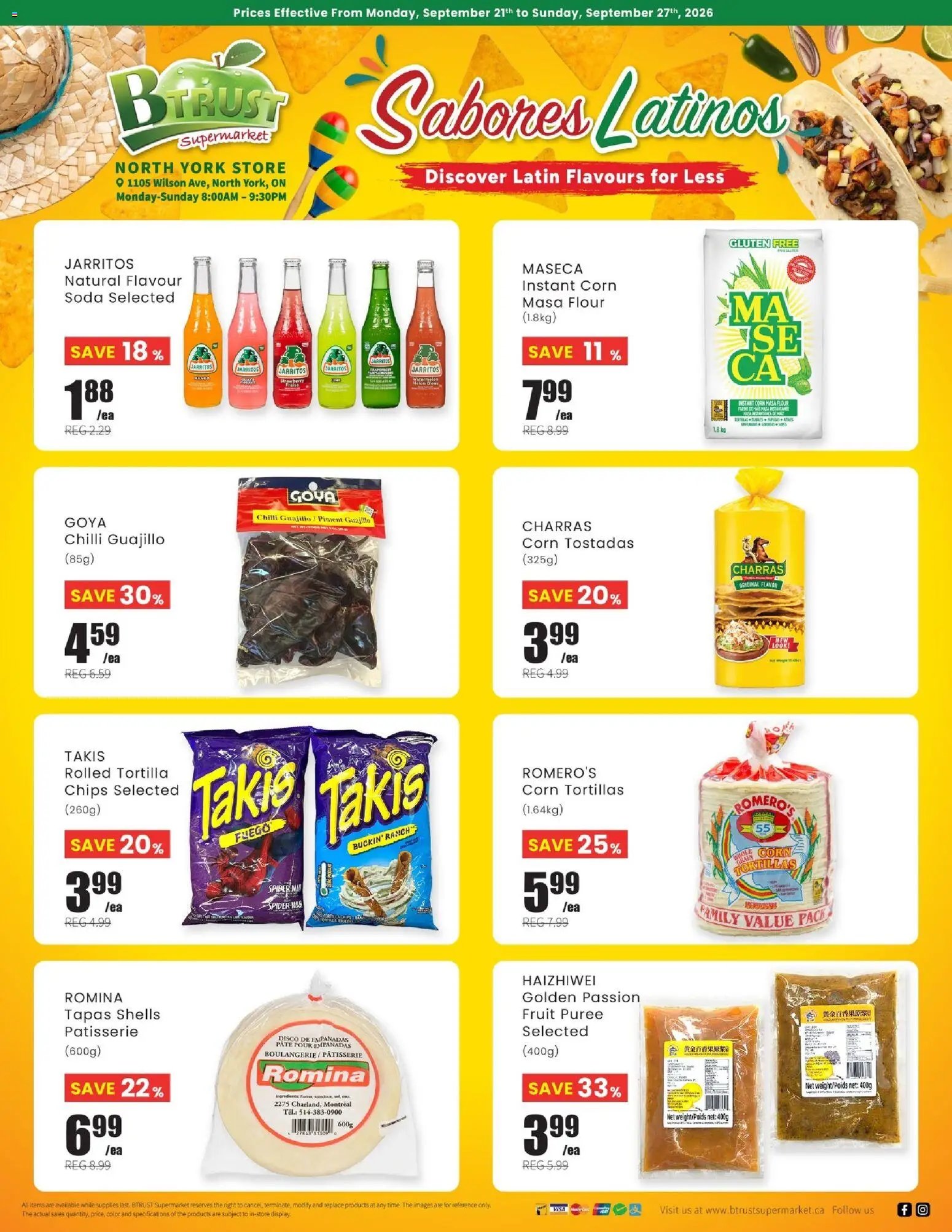 Btrust Supermarket flyer - North York Latin Specials