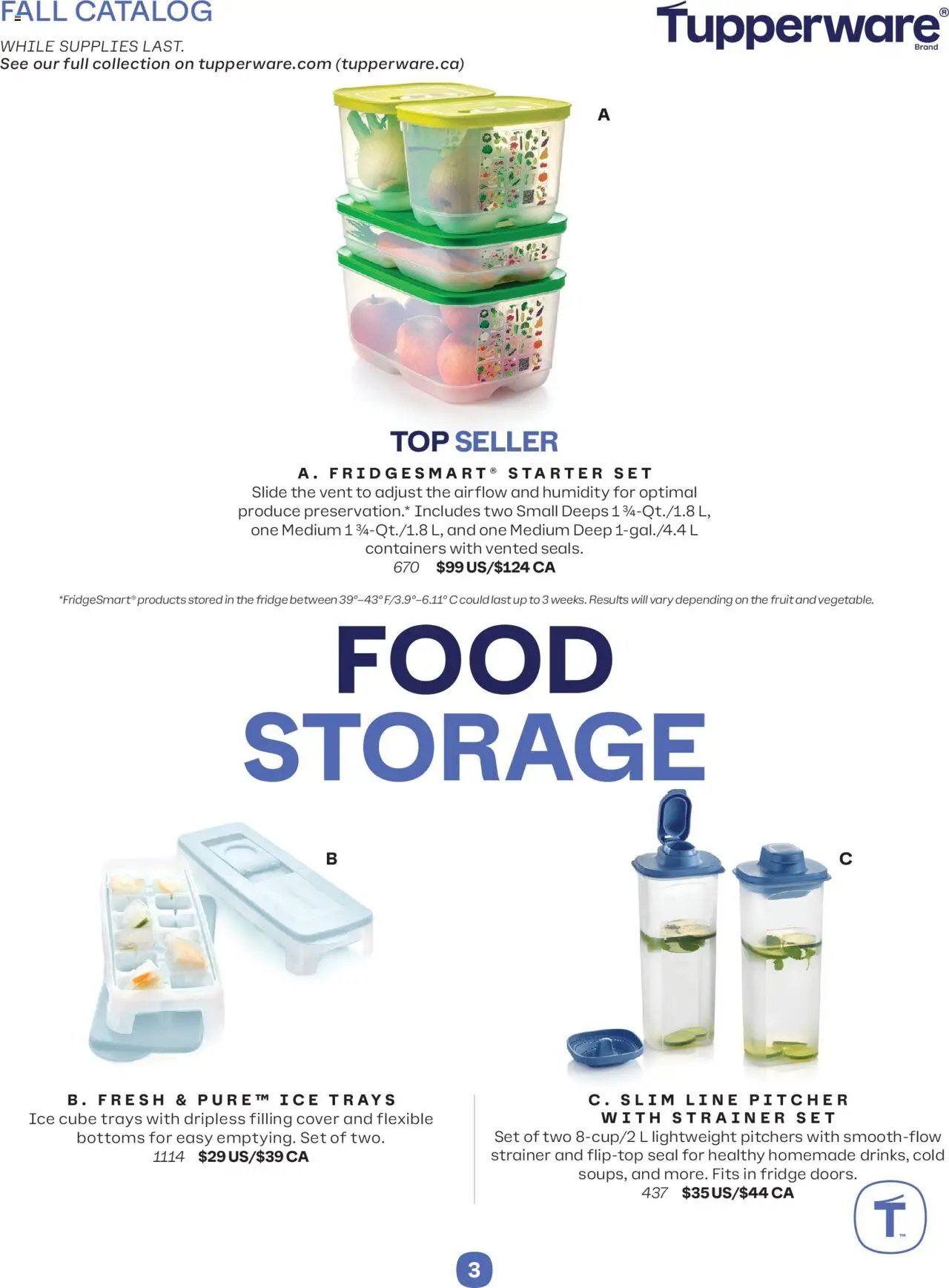 Tupperware flyer
