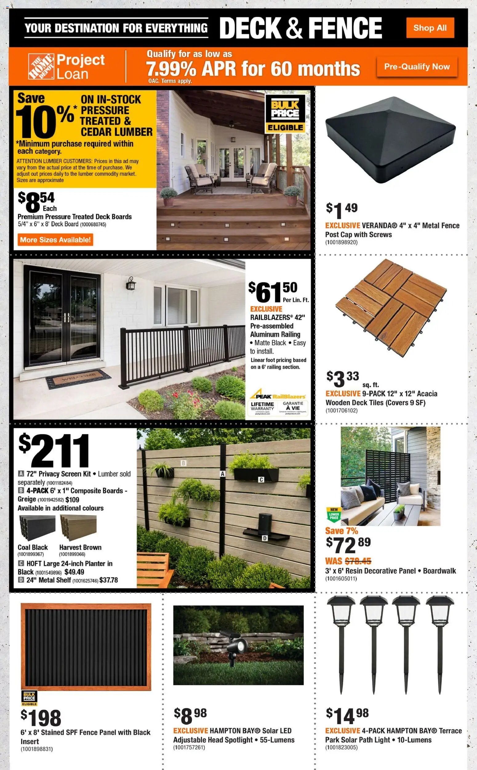 Home Depot weekly flyer - AB