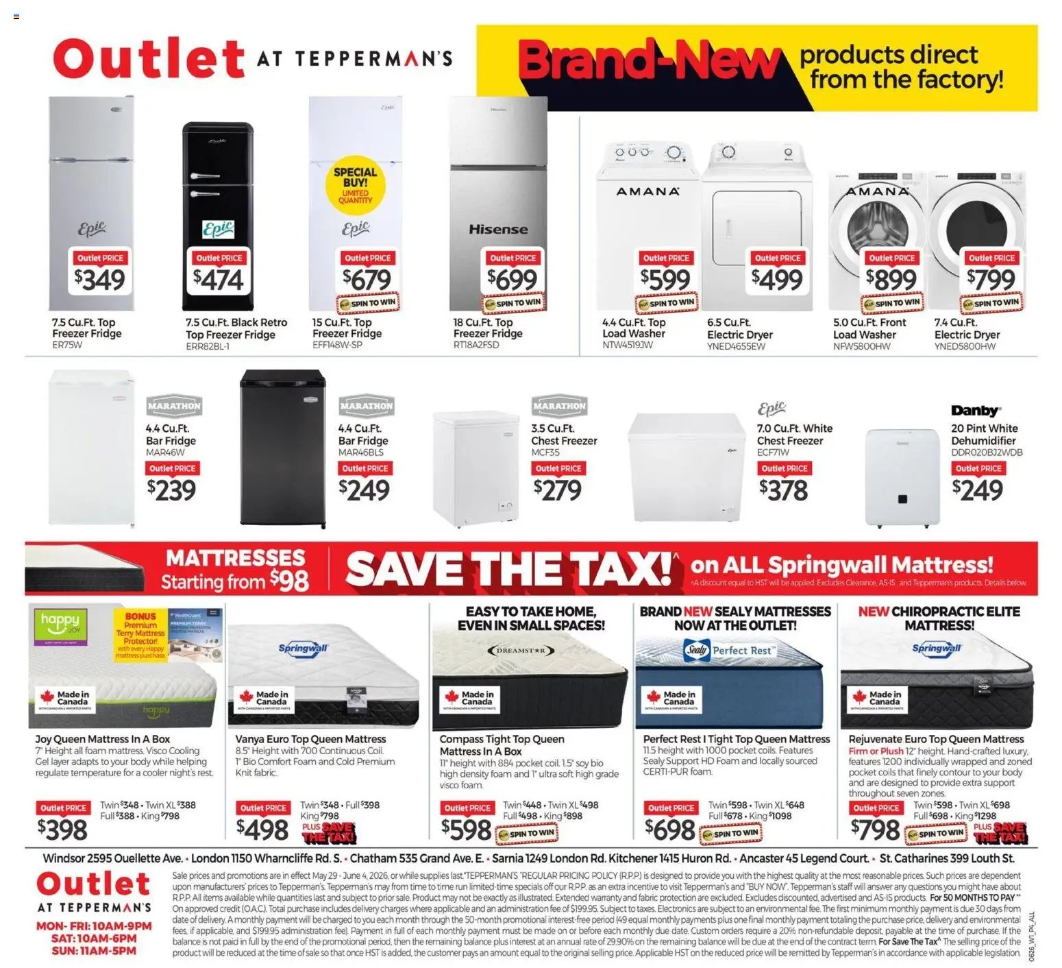 Tepperman's outlet