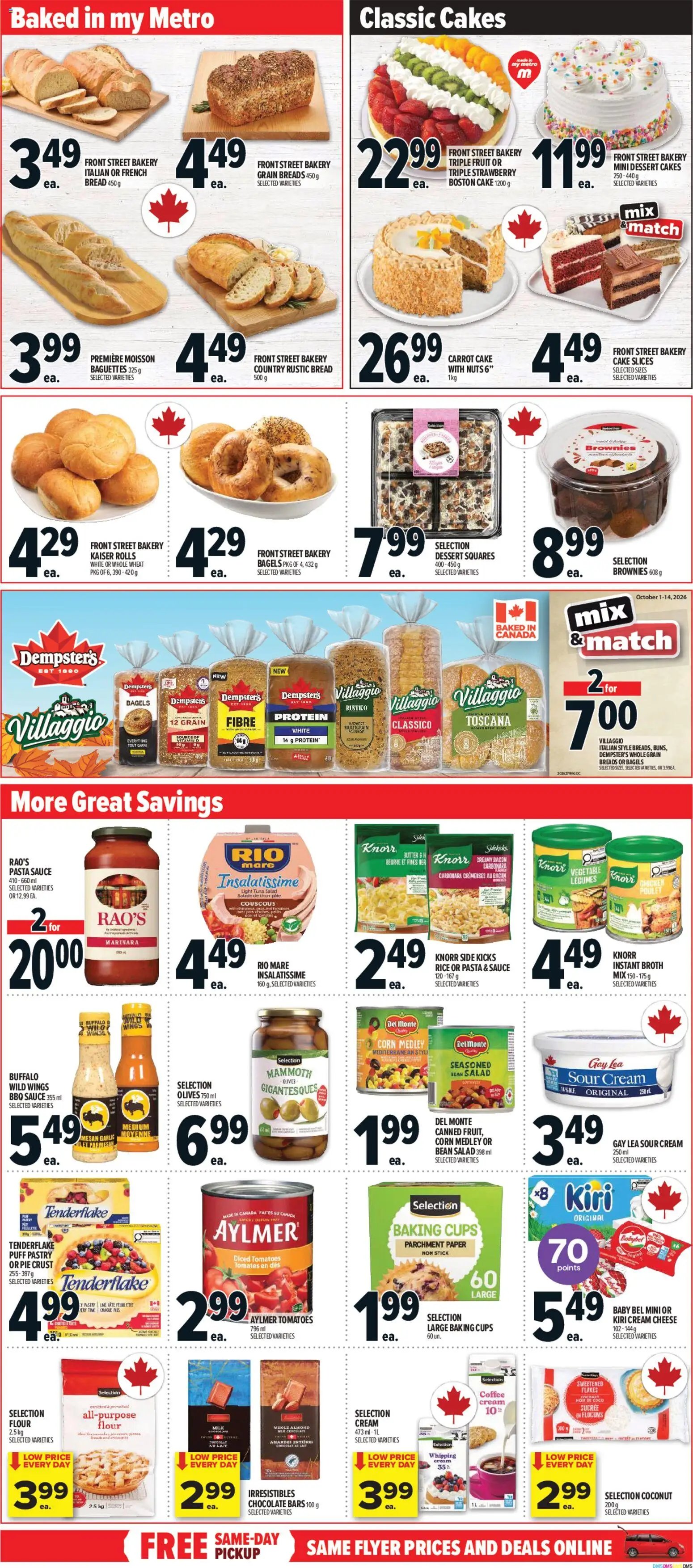 Metro weekly flyer / circulaire