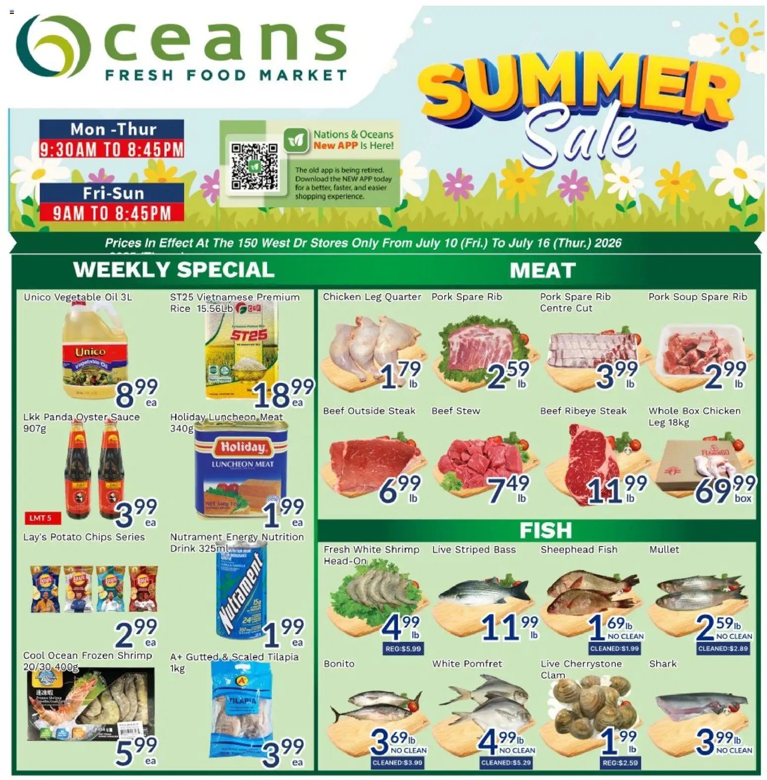 Oceans weekly flyer / circulaire