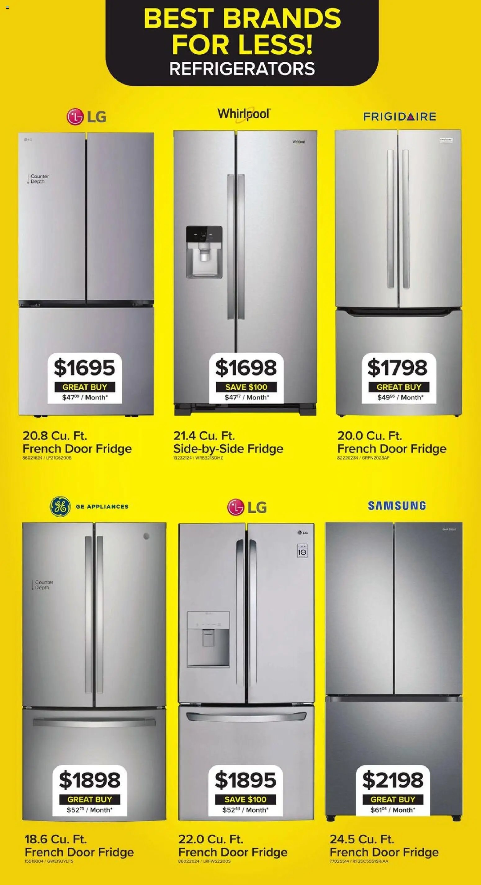 Leon's flyer - BBFL Appliances