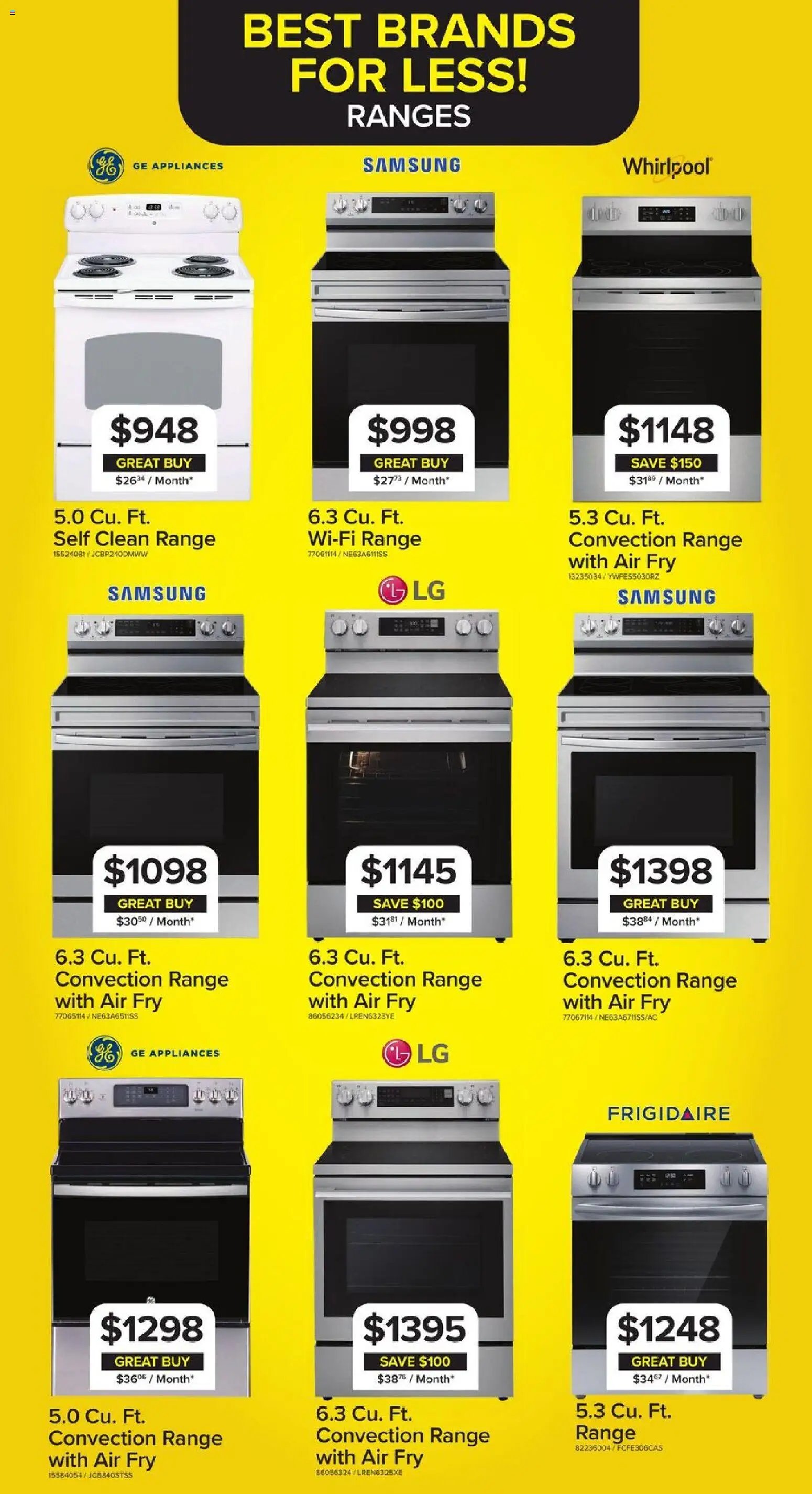 Leon's flyer - BBFL Appliances