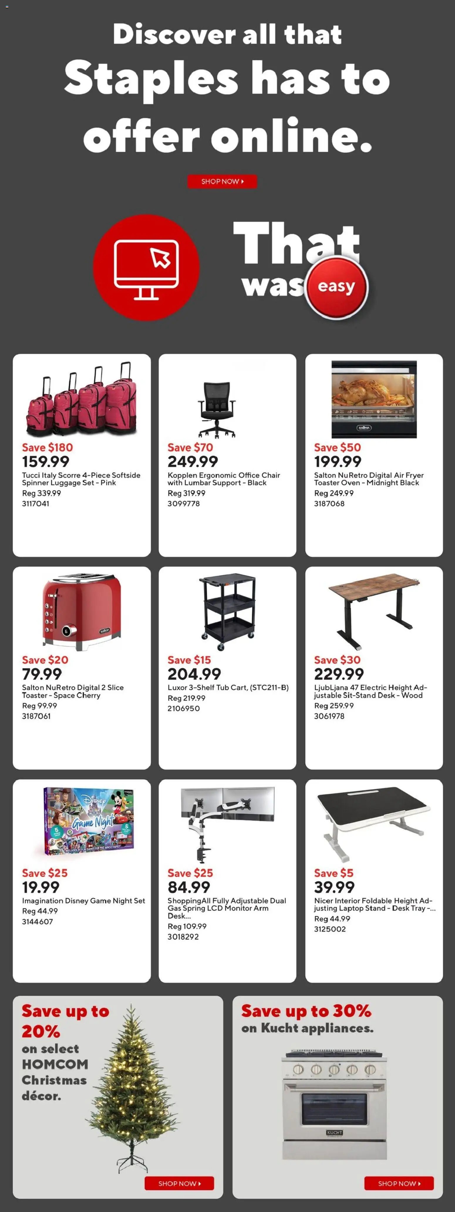 Staples weekly flyer