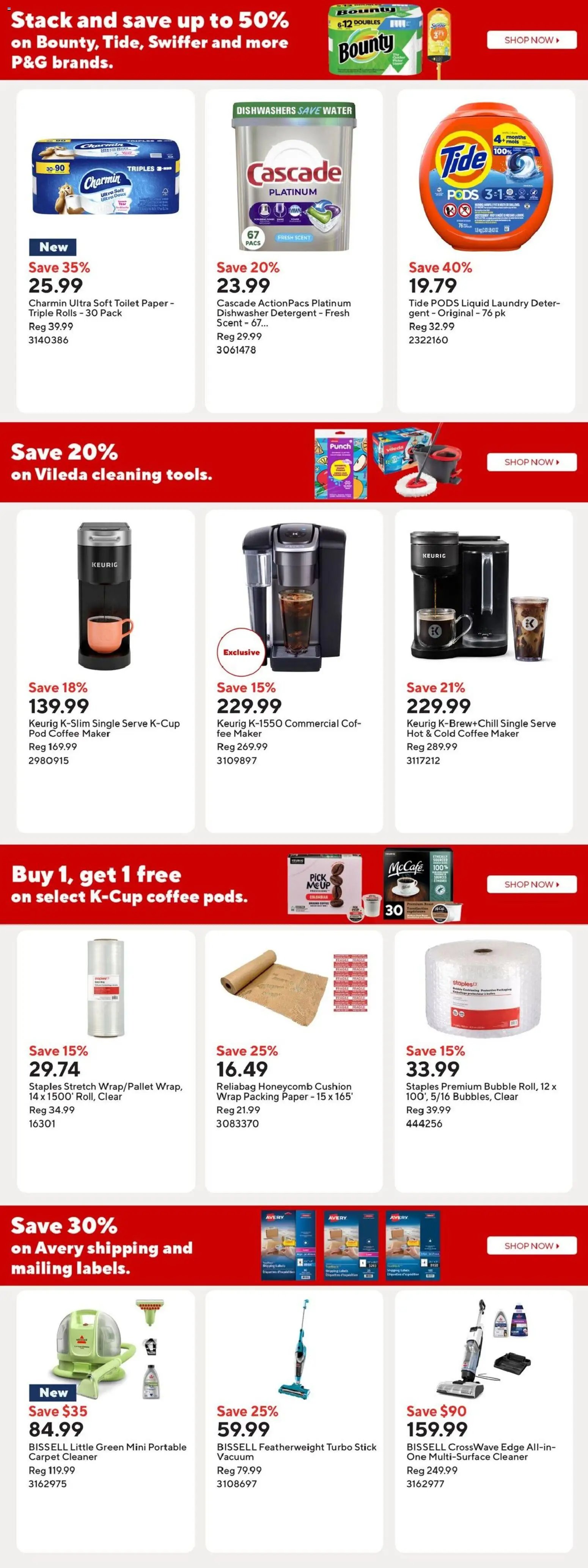 Staples weekly flyer