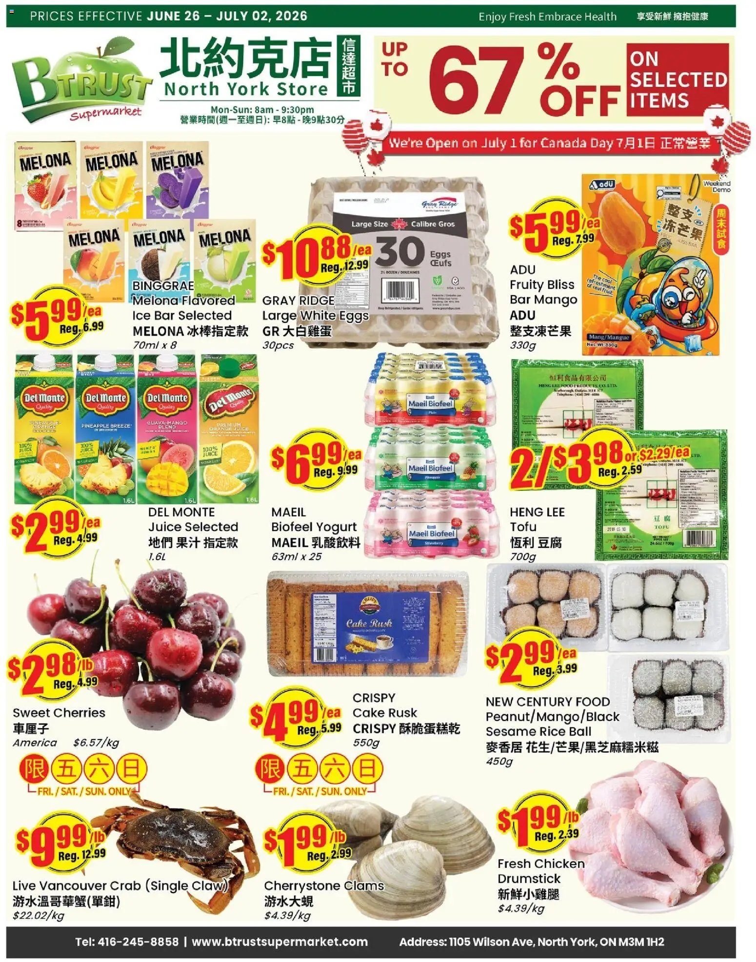 Btrust Supermarket weekly flyer - Wilson