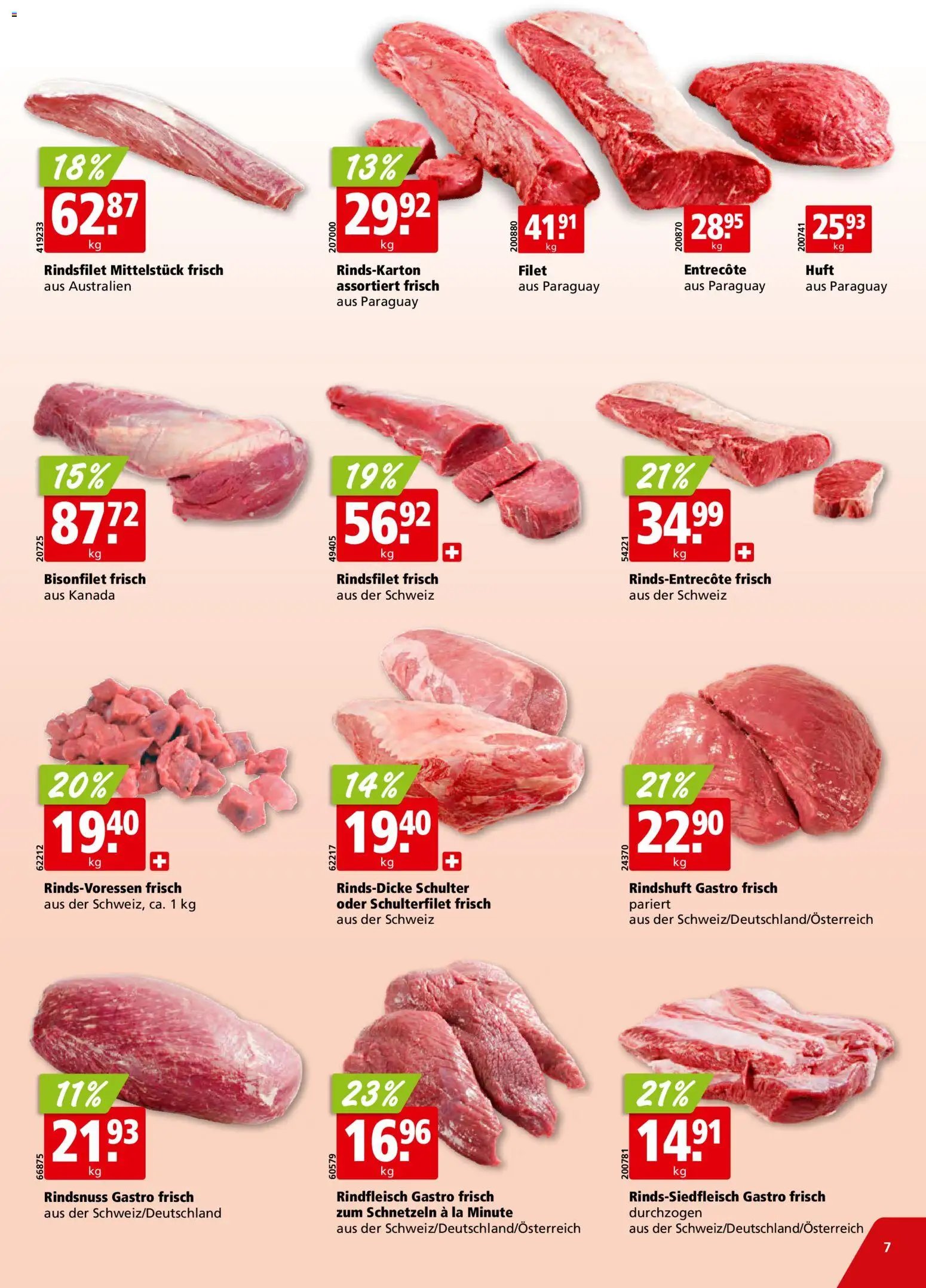 Aligro Aktionen Schlieren, Gossau SG, Frauenfeld, Rapperswil-Jona, Sargans, Bern, Brüttisellen, Pratteln, Emmen, Spreitenbach (2026-01-12 - 2026-01-17)