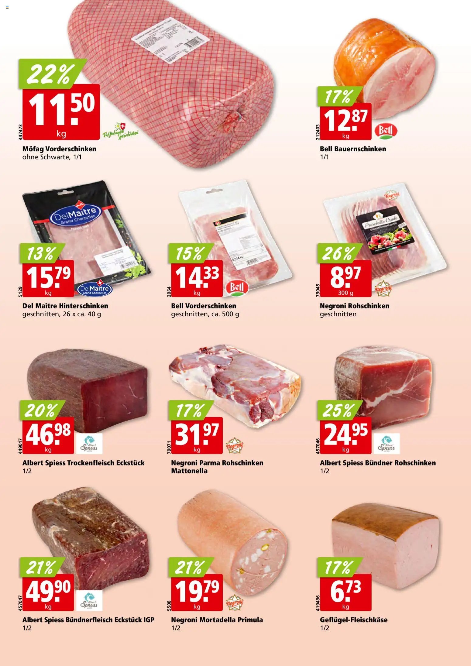 Aligro Aktionen Schlieren, Gossau SG, Frauenfeld, Rapperswil-Jona, Sargans, Bern, Brüttisellen, Pratteln, Emmen, Spreitenbach (2026-01-12 - 2026-01-17)