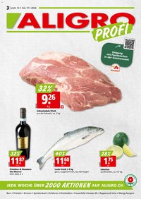 Aligro Aktionen Schlieren, Gossau SG, Frauenfeld, Rapperswil-Jona, Sargans, Bern, Brüttisellen, Pratteln, Emmen, Spreitenbach (2026-01-12 - 2026-01-17)