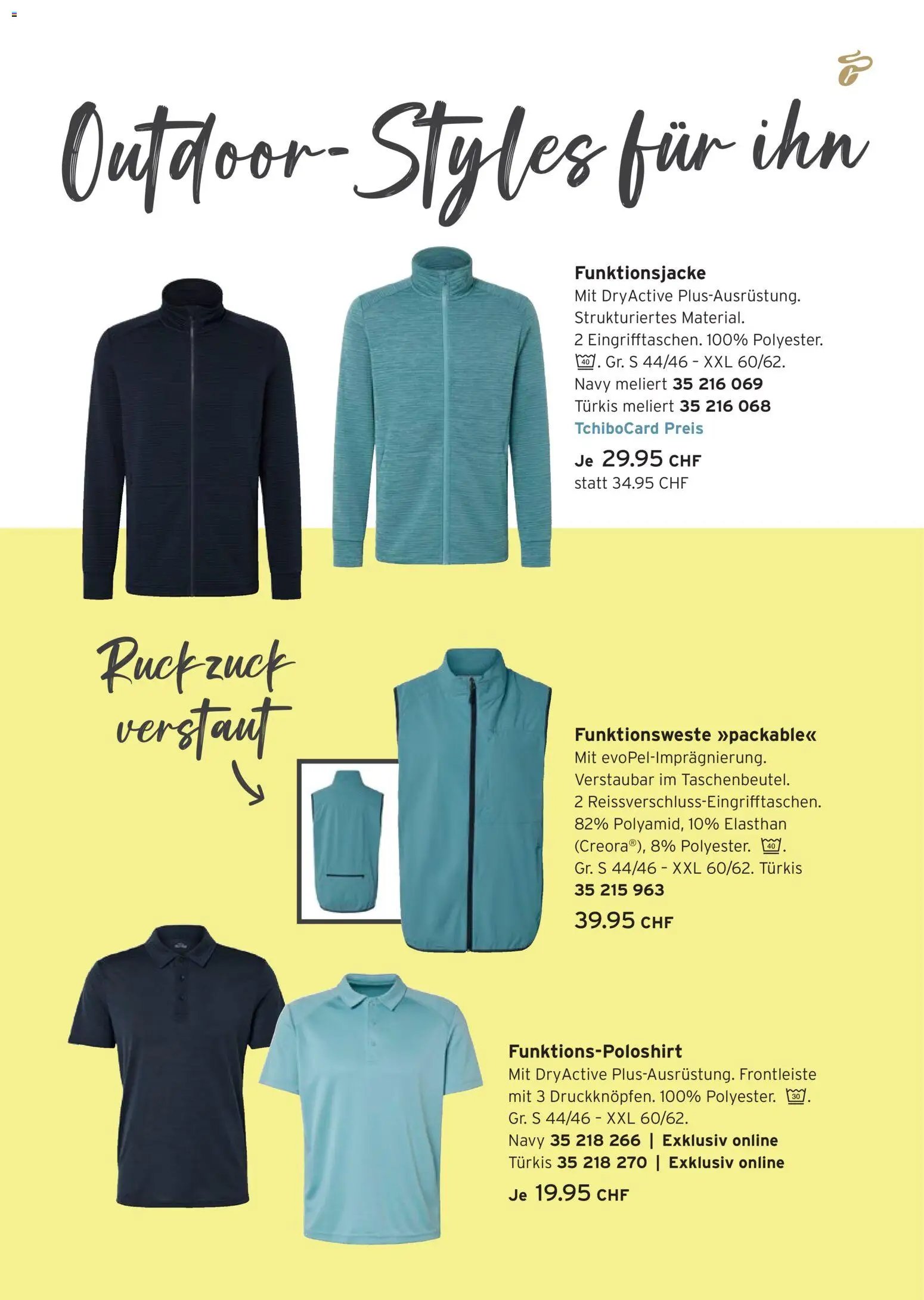 Tchibo aktionen Bereit für neue Wege (2026-04-14 - 2026-04-27)