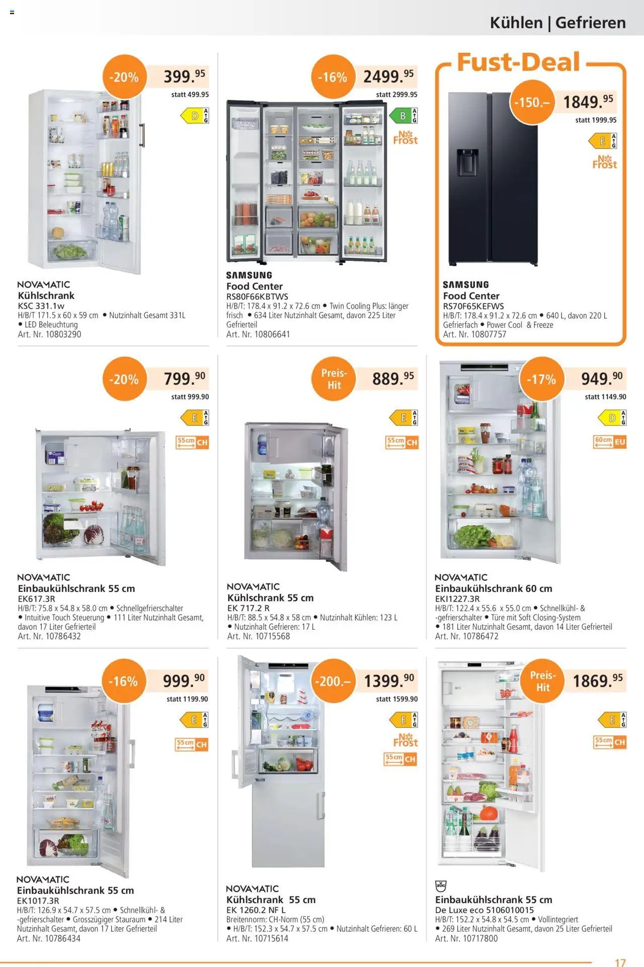 Fust Aktionen (2025-10-20 - 2025-11-23)