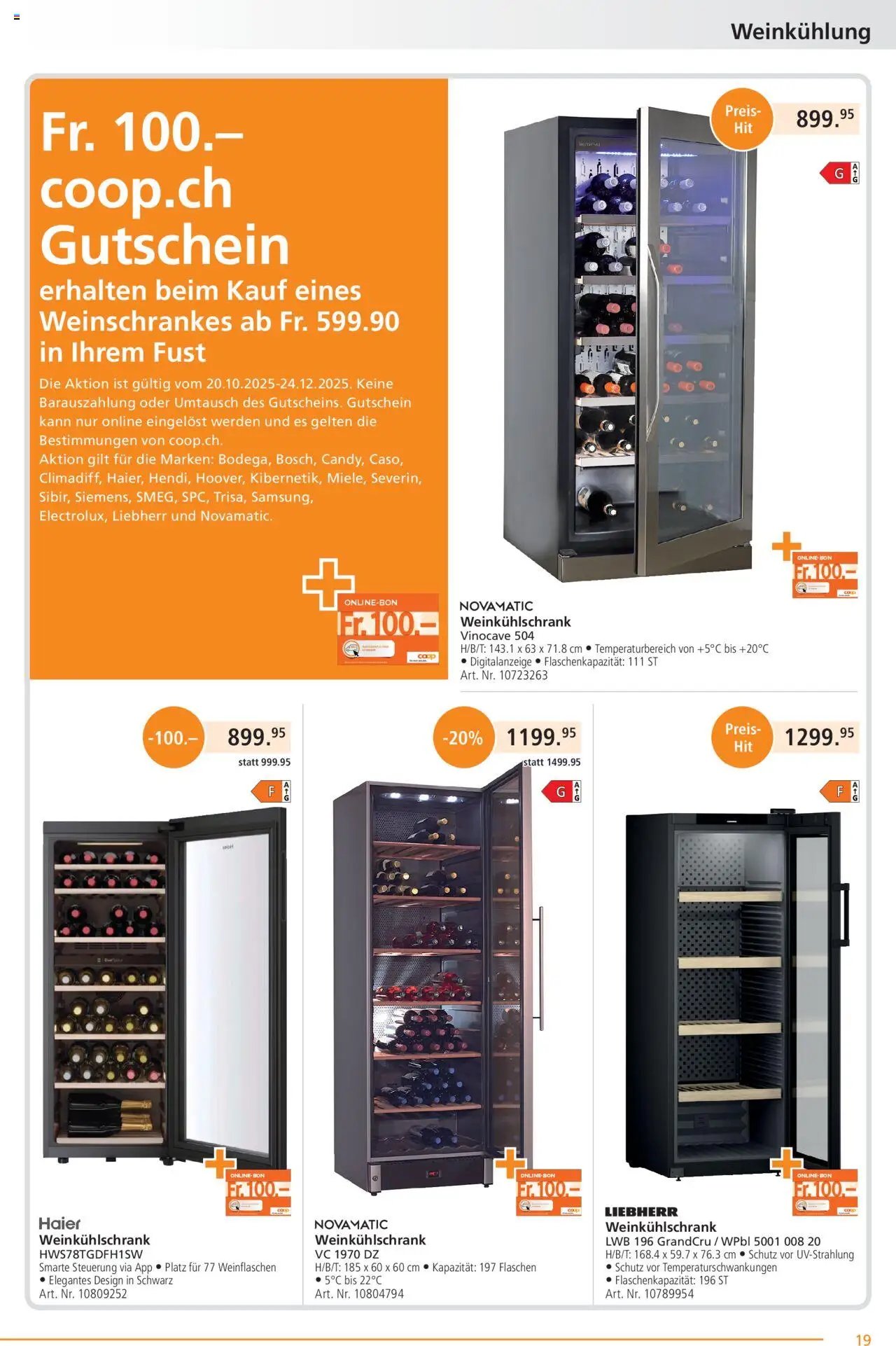Fust Aktionen (2025-10-20 - 2025-11-23)