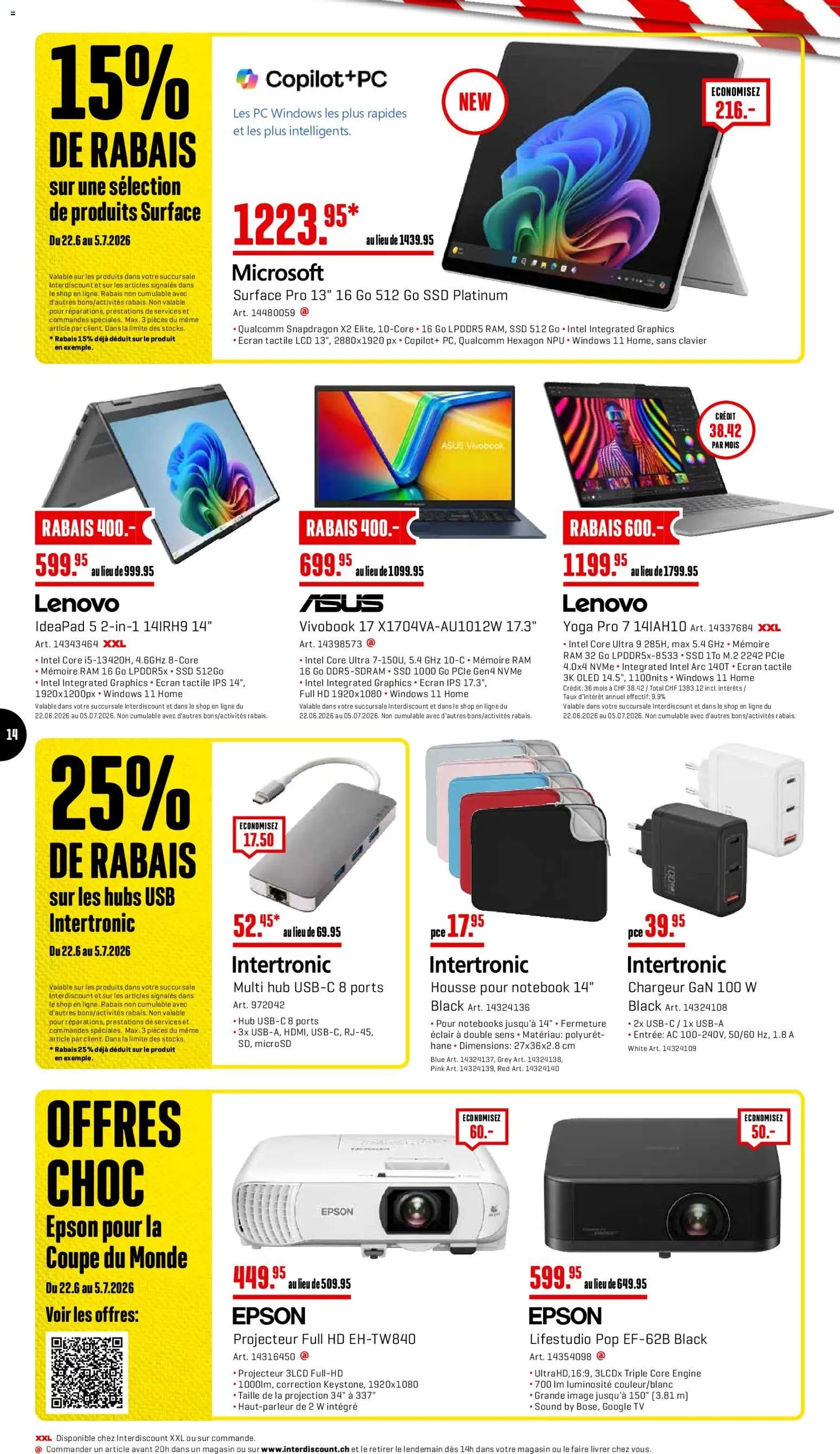 Interdiscount aktionen FR