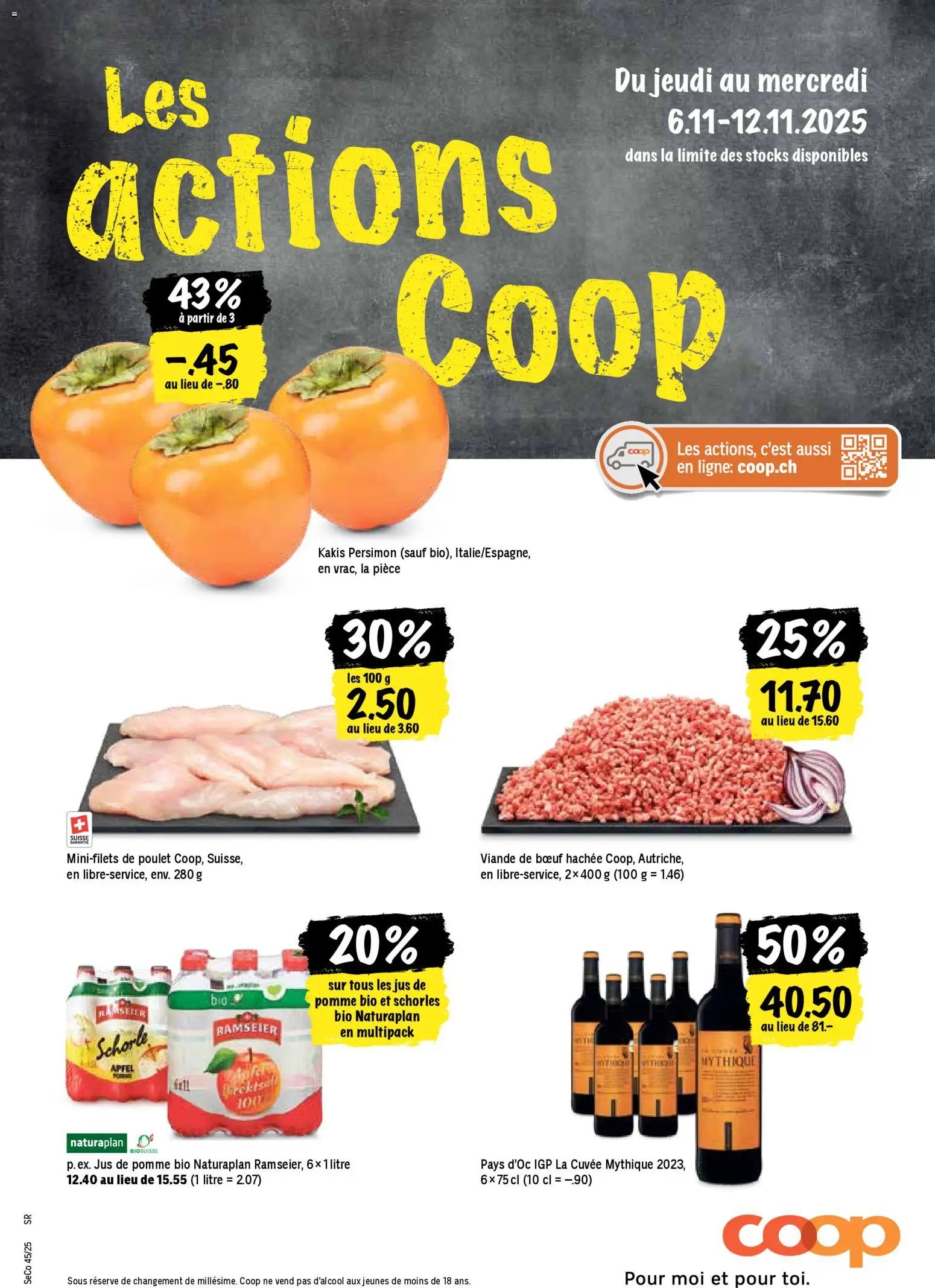 Coop - Les actions de la semaine (2025-11-06 - 2025-11-12)