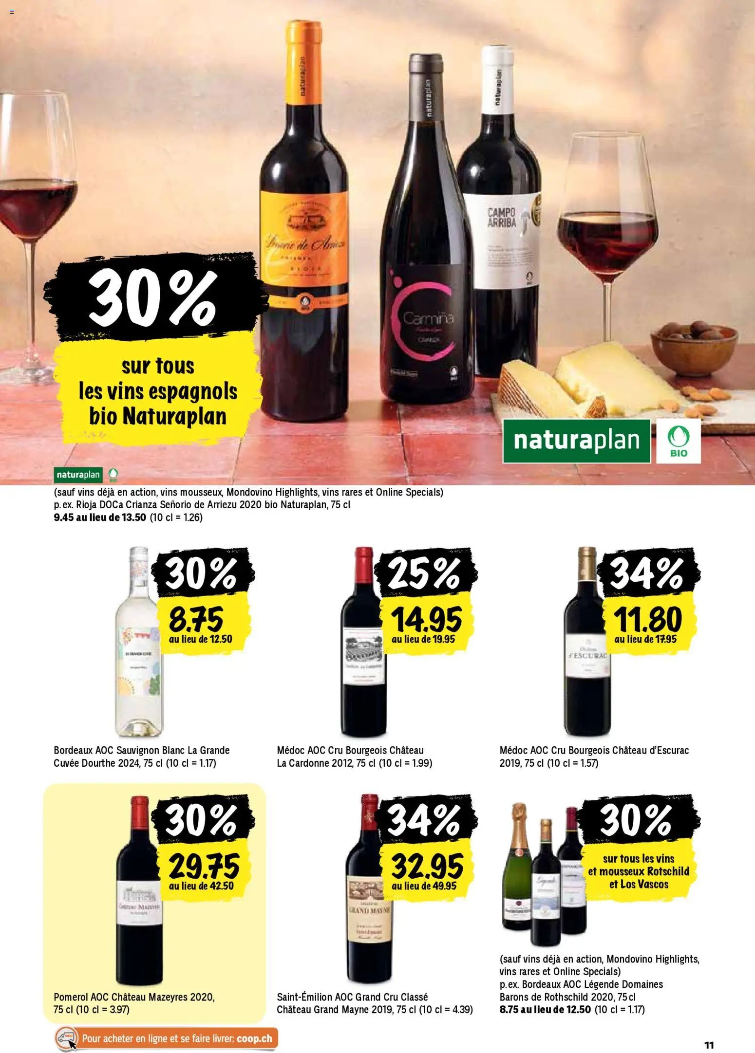 Coop - Les actions de la semaine (2025-11-06 - 2025-11-12)