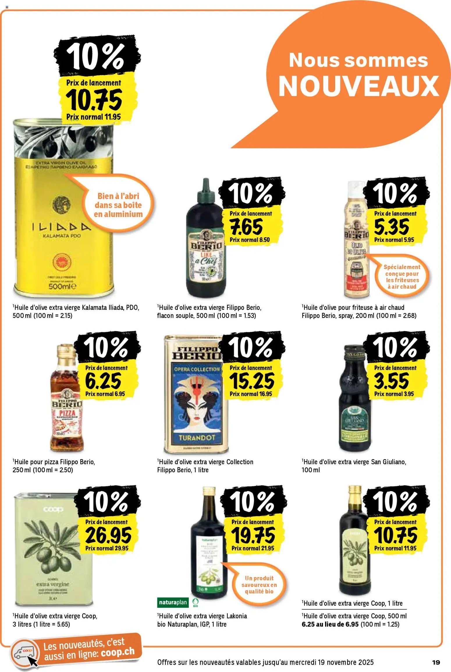 Coop - Les actions de la semaine (2025-11-06 - 2025-11-12)