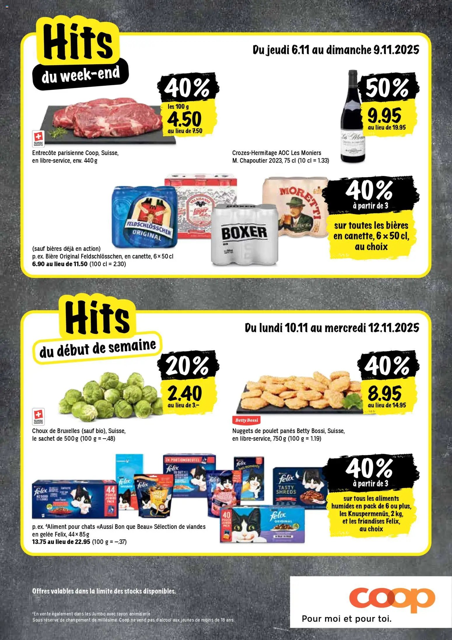 Coop - Les actions de la semaine (2025-11-06 - 2025-11-12)