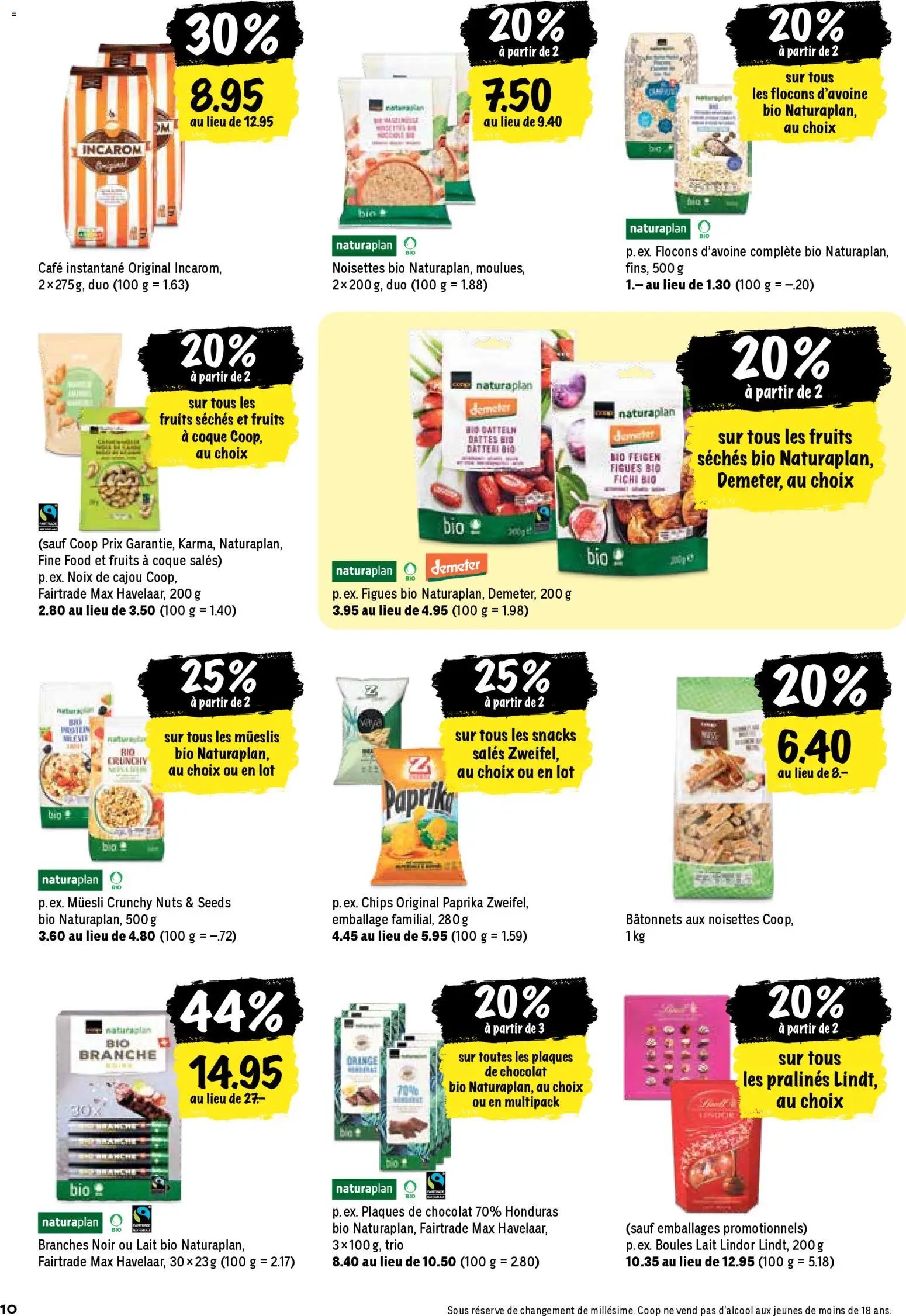 Coop - Les actions de la semaine (2025-11-06 - 2025-11-12)