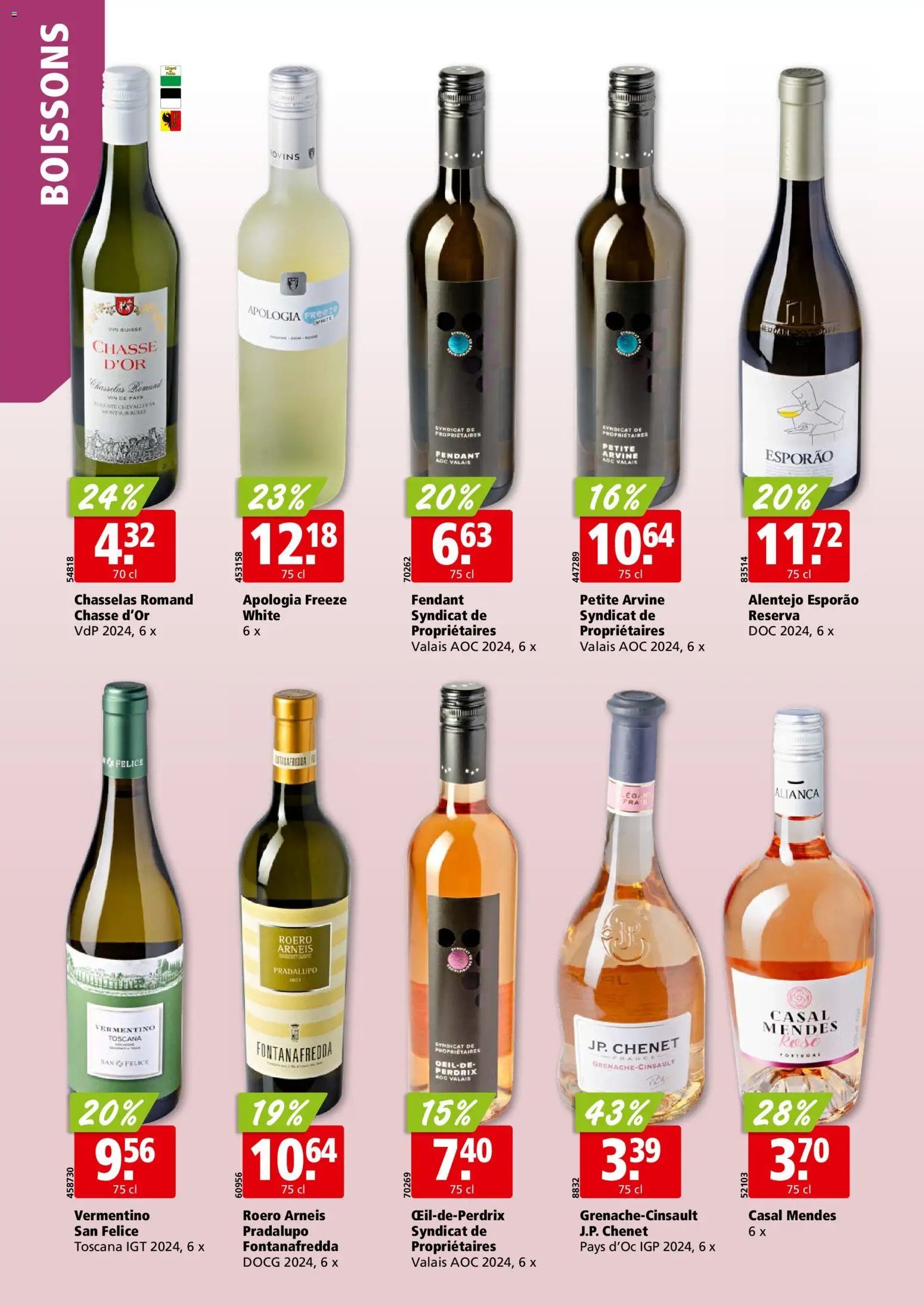 Aligro Aktionen Chavannes, Matran, Genève, Sion (2026-03-02 - 2026-03-07) | 24