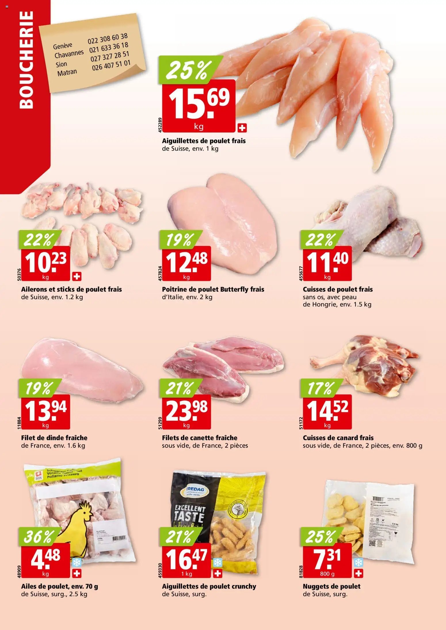 Aligro Aktionen Chavannes, Matran, Genève, Sion (2026-03-02 - 2026-03-07) | 6