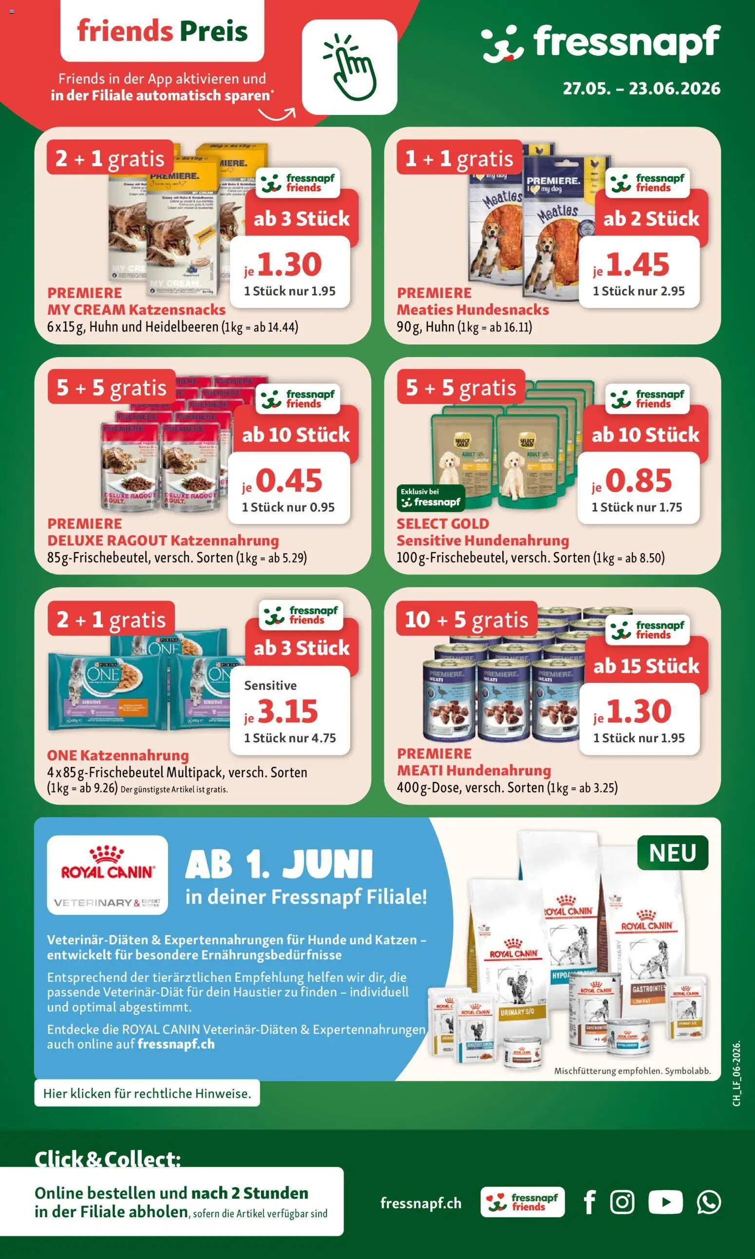 Fressnapf aktionen (2026-05-27 - 2026-05-30)