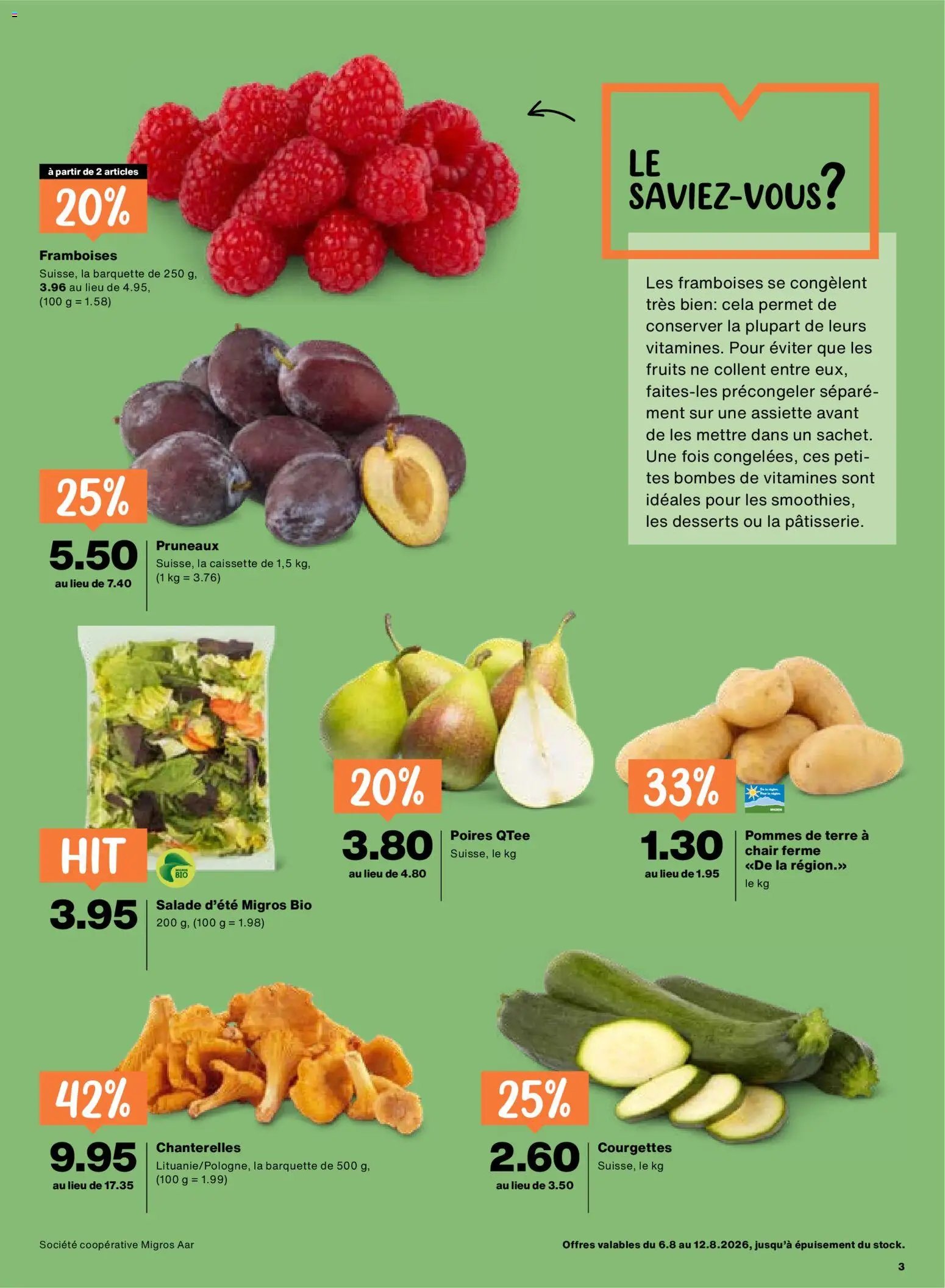 Migros aktionen FR