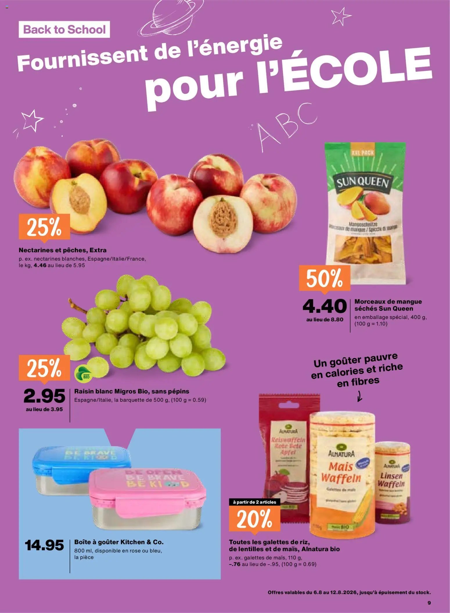 Migros aktionen FR