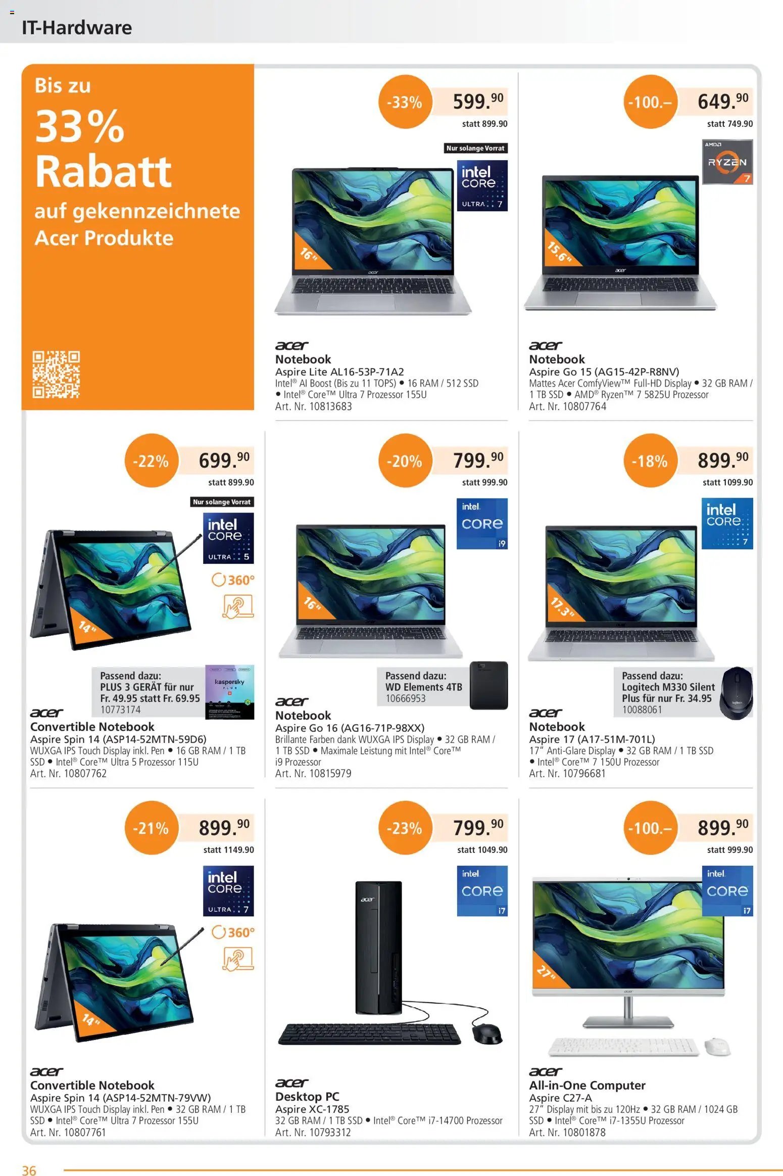 Fust aktionen (2026-03-23 - 2026-04-26) | 36