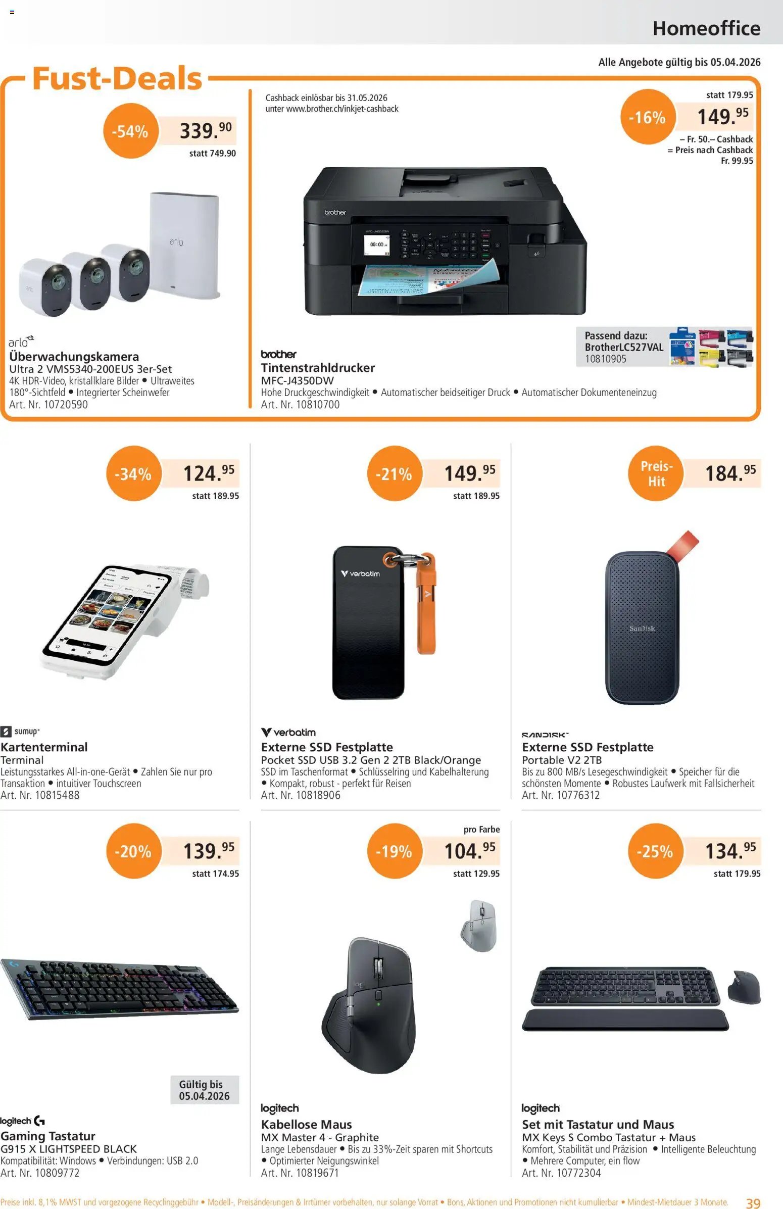 Fust aktionen (2026-03-23 - 2026-04-26) | 39