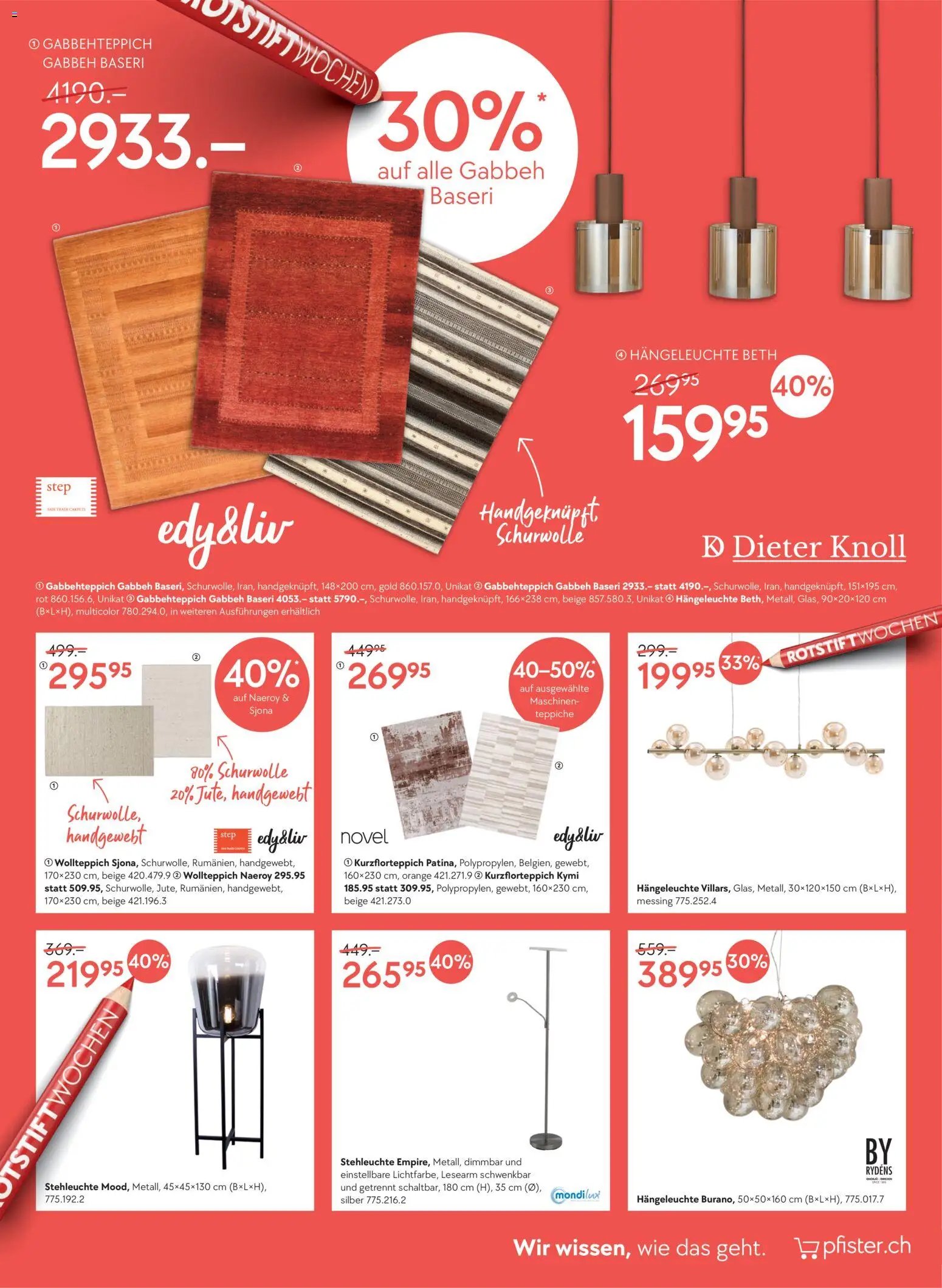 Pfister Aktionen (2025-12-16 - 2026-01-26)