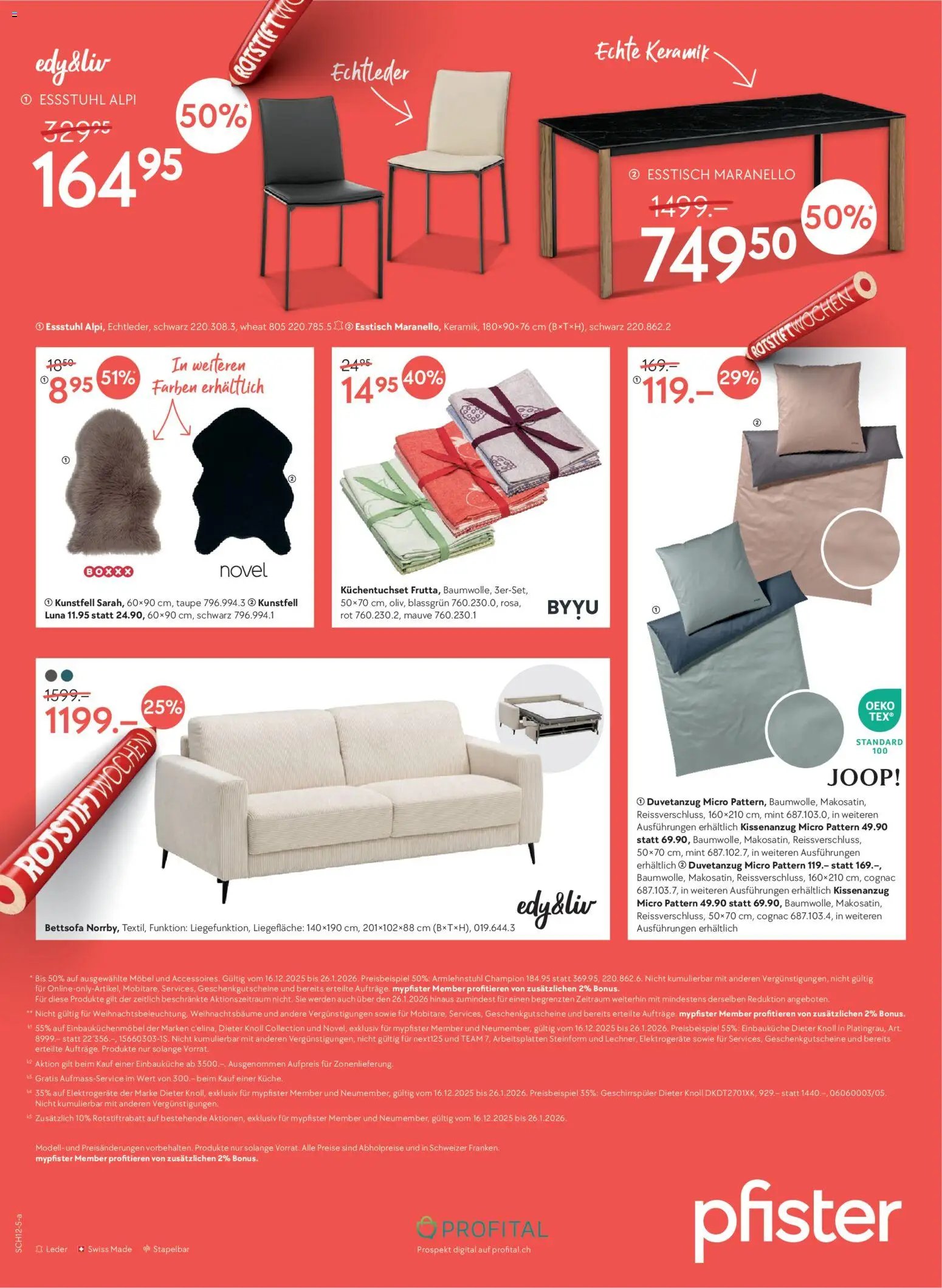 Pfister Aktionen (2025-12-16 - 2026-01-26)