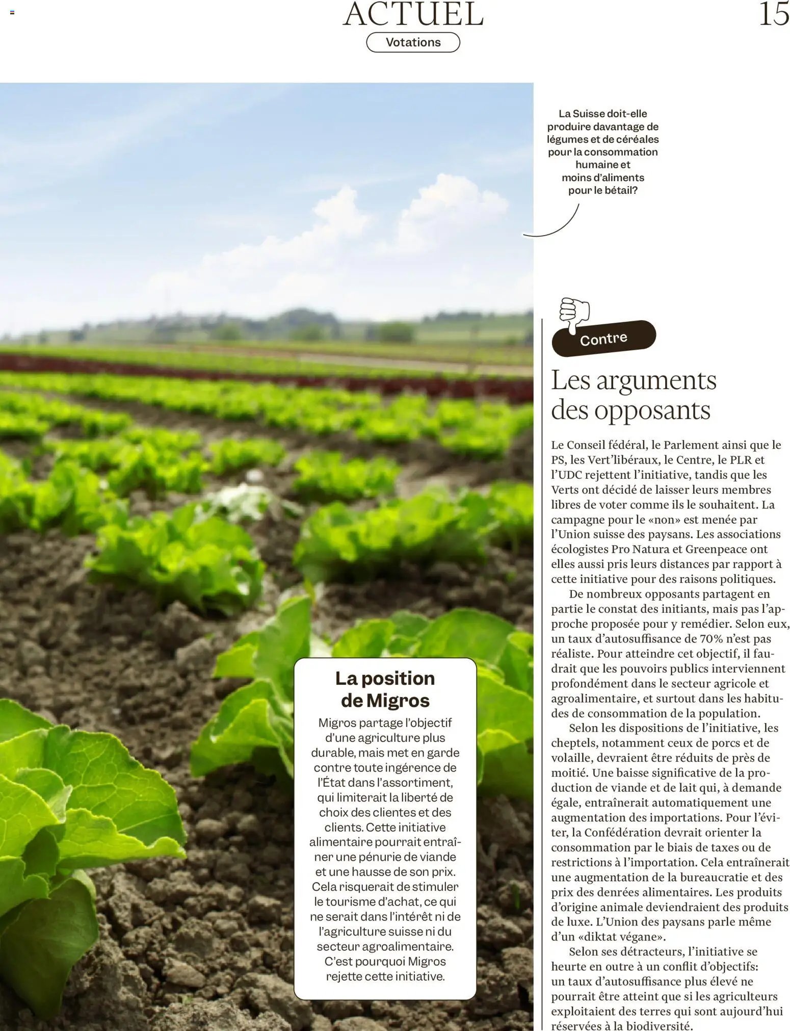 Migros aktionen Magazine FR