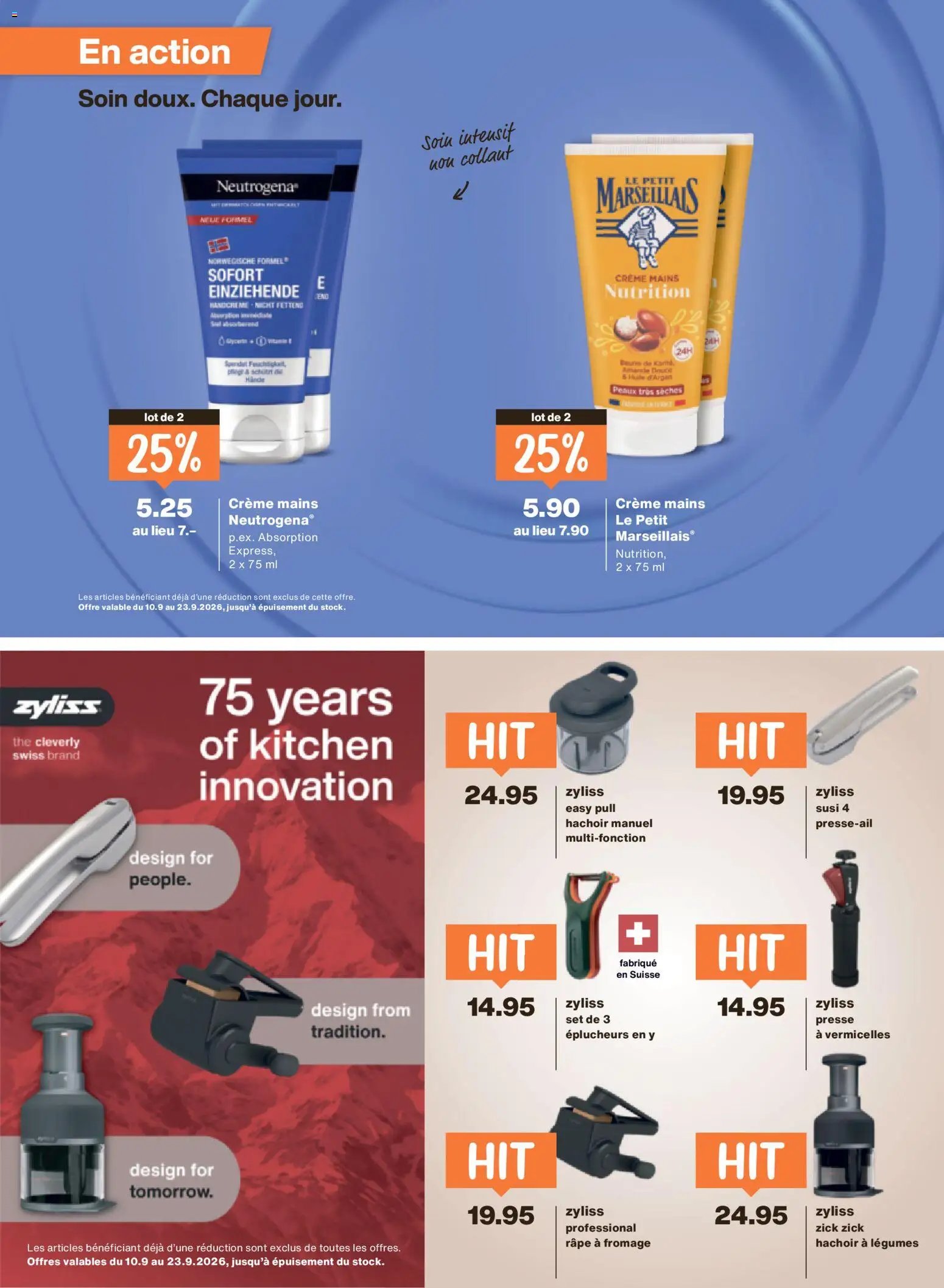 Migros aktionen Magazine FR