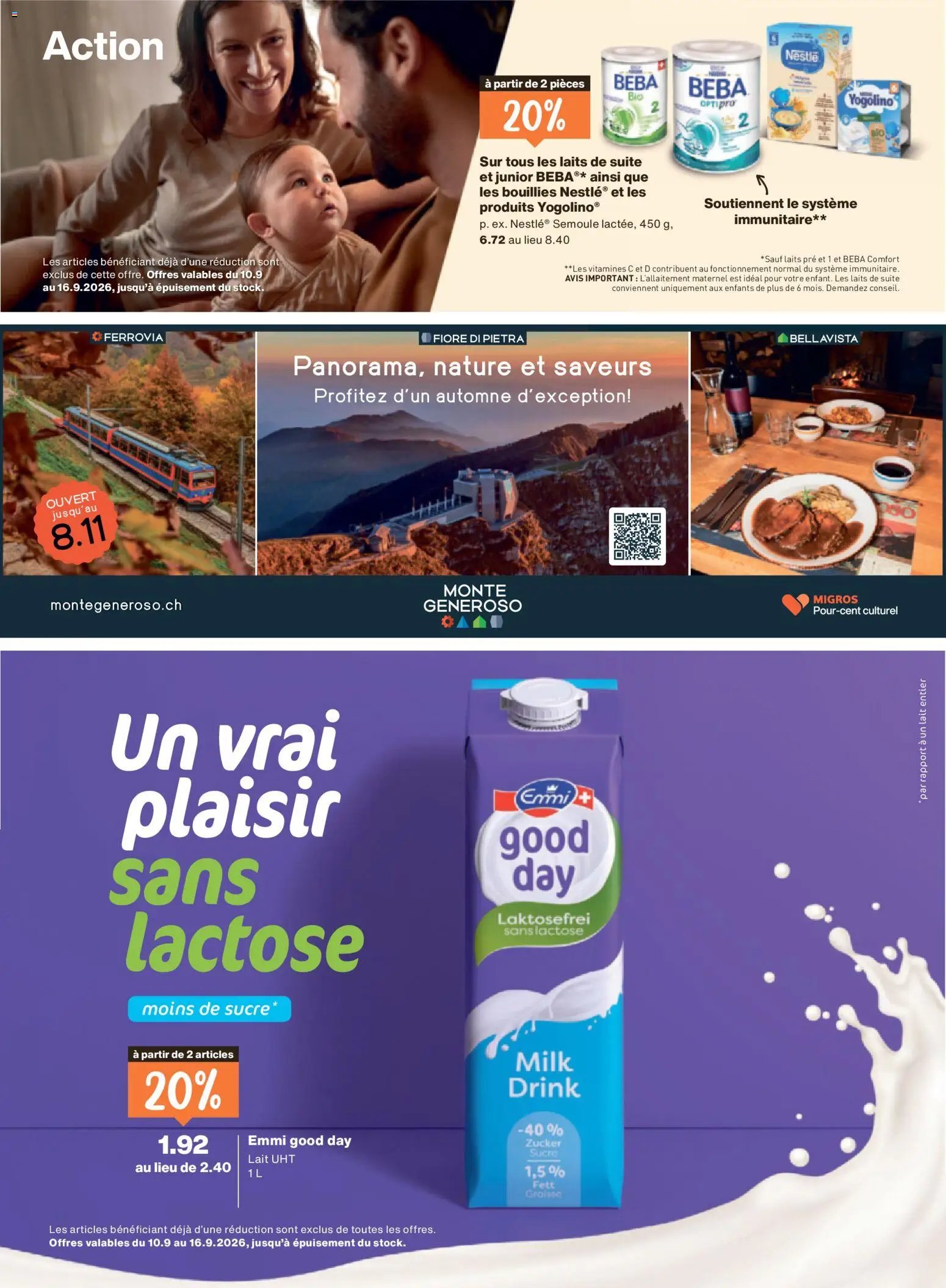 Migros aktionen Magazine FR